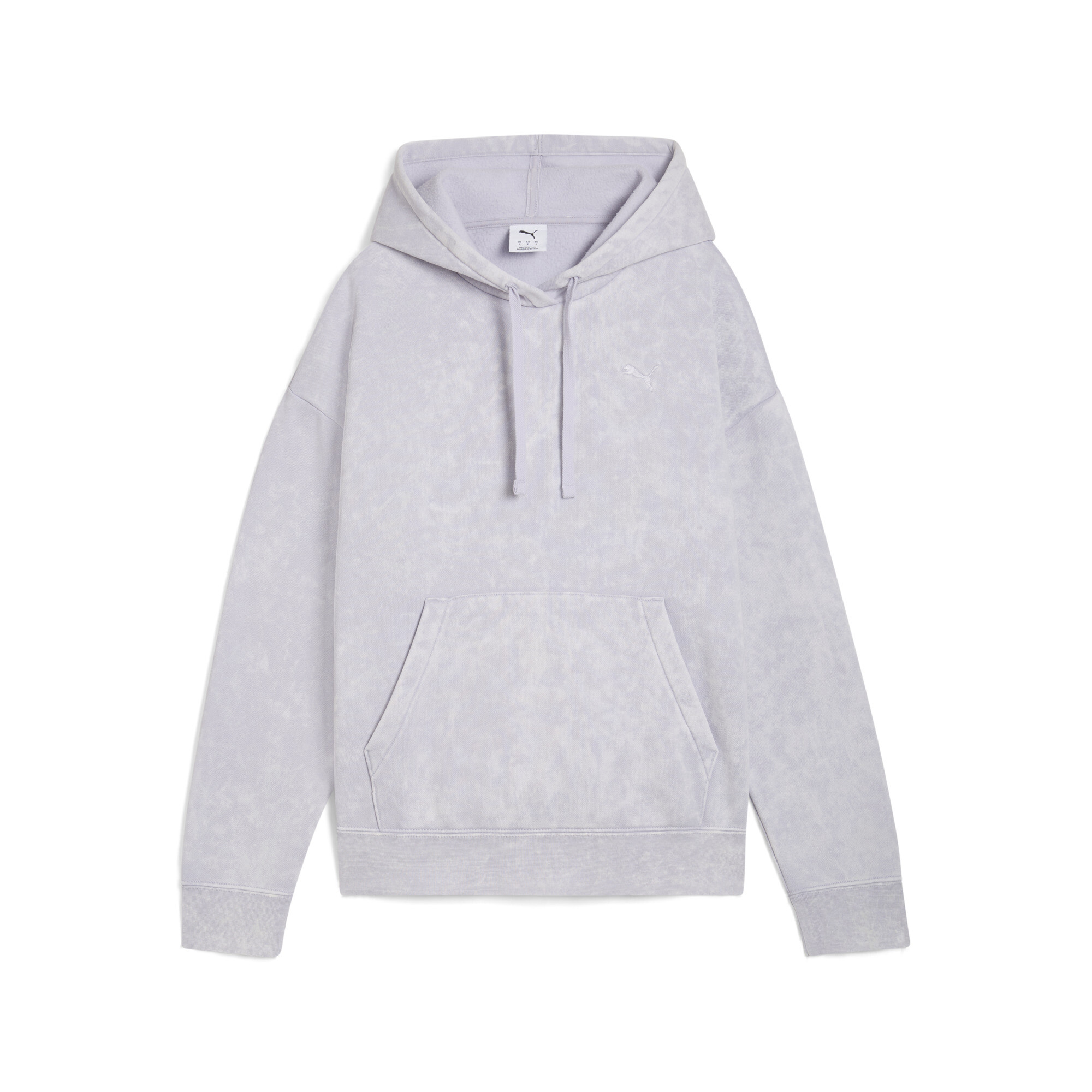 Puma Ess Elevated Wash Hoodie Women In Gray
