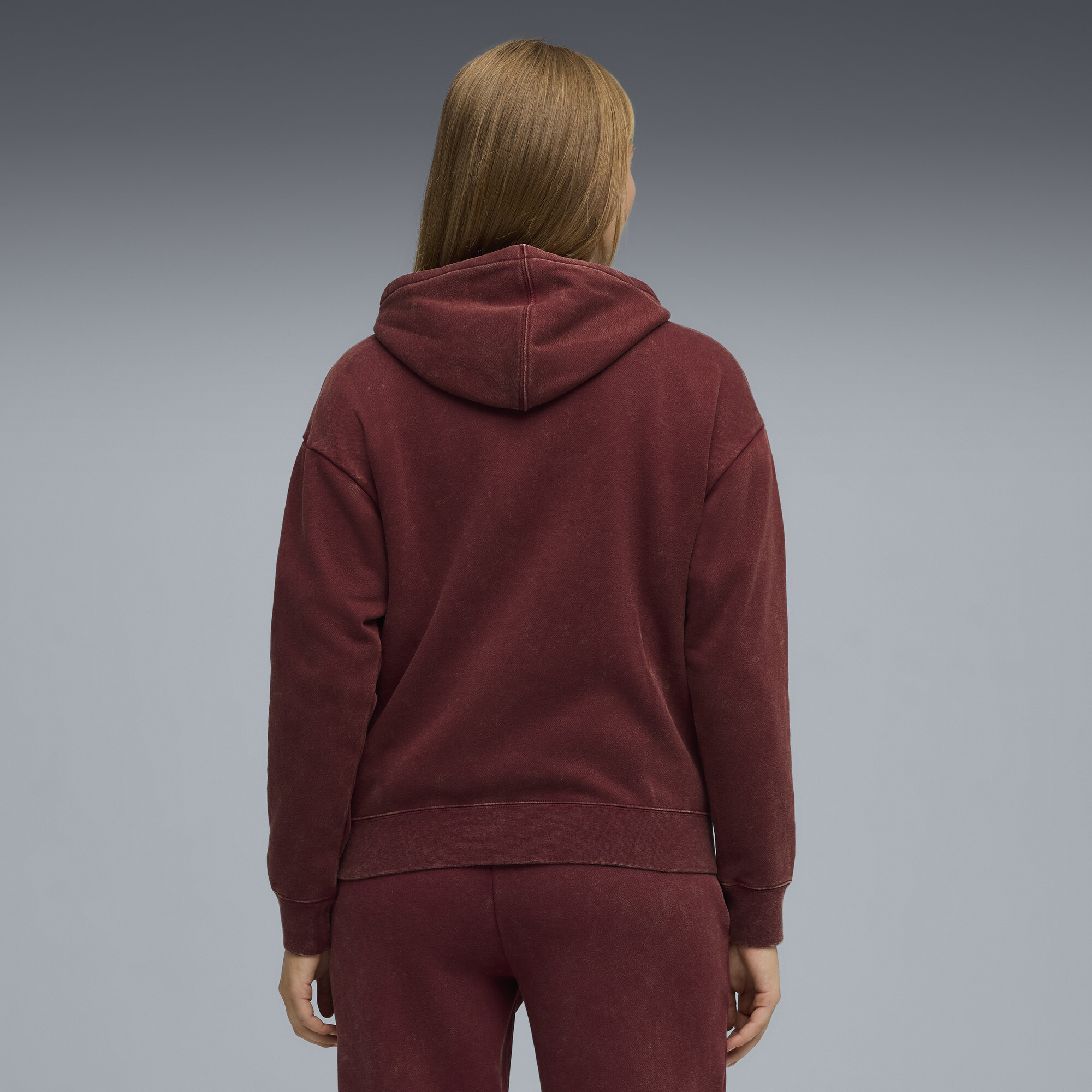 PUMA Essentials Elevated relaxte verwassen hoodie voor Dames, Maat M thumbnail 5