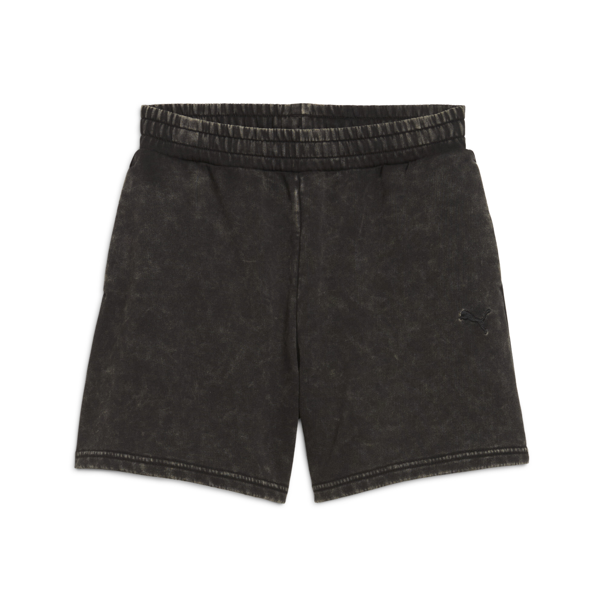 PUMA Essentials verwassen short met hoge taille voor Dames, Zwart, Maat XL thumbnail 3