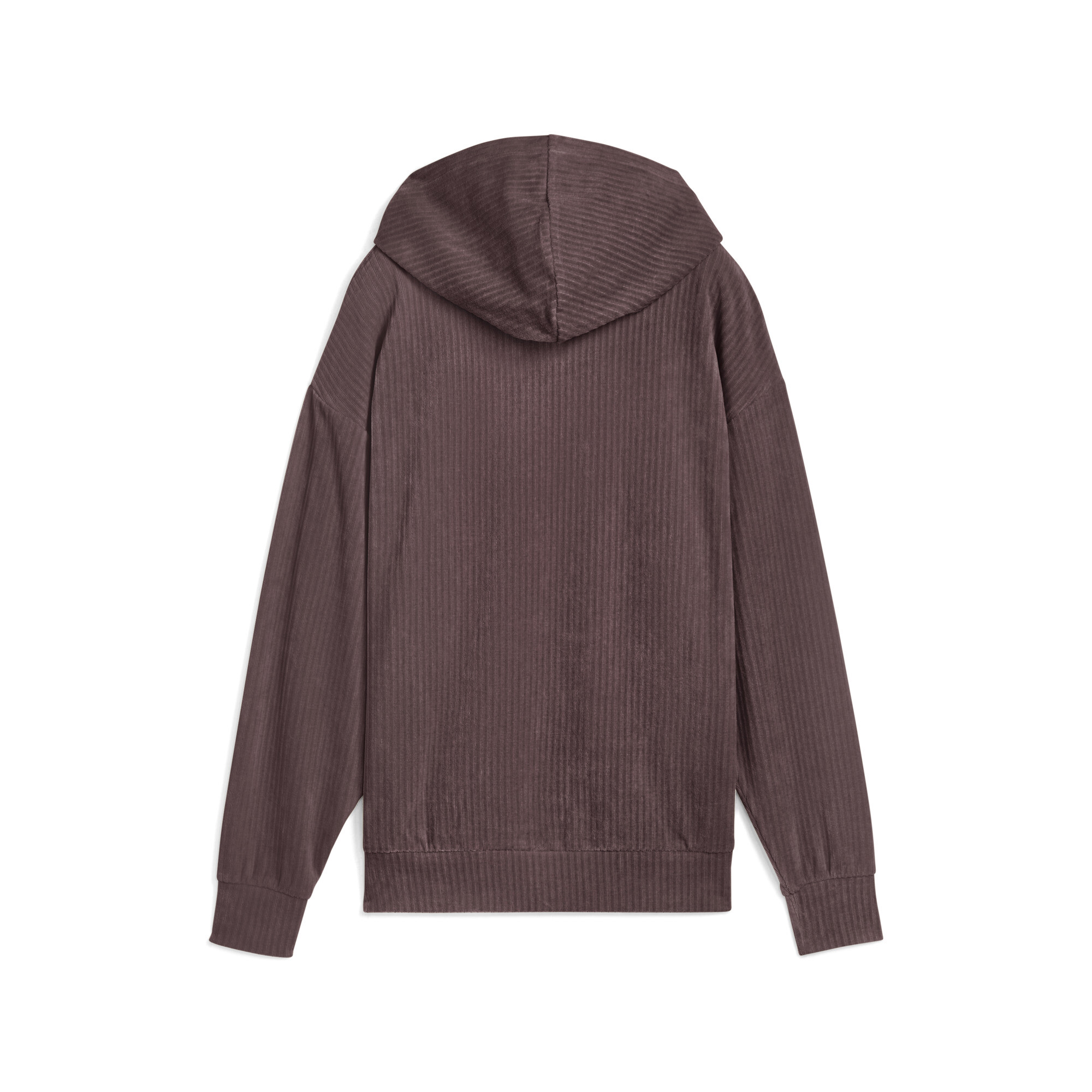 PUMA Essentials Elevated Comfort velours geribbelde hoodie voor Dames, Maat XXL thumbnail 2