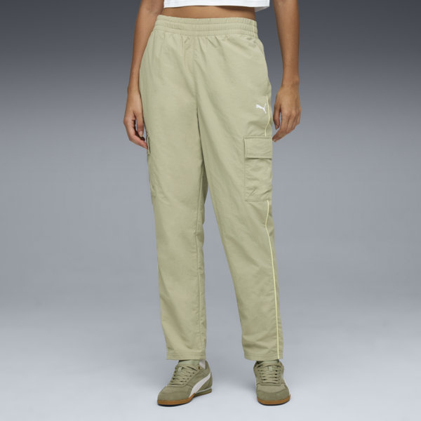 PUMA Sport Woven Cargo Pants Women, Lux Army, large-ZAF