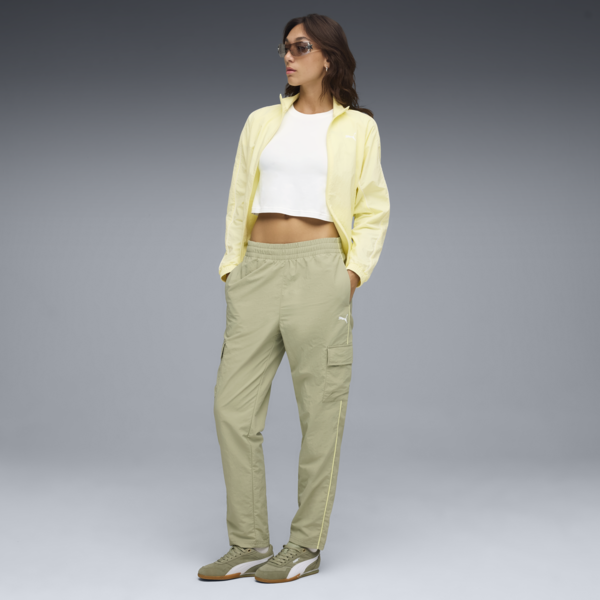 PUMA Sport Woven Cargo Pants Women, Lux Army, large-ZAF