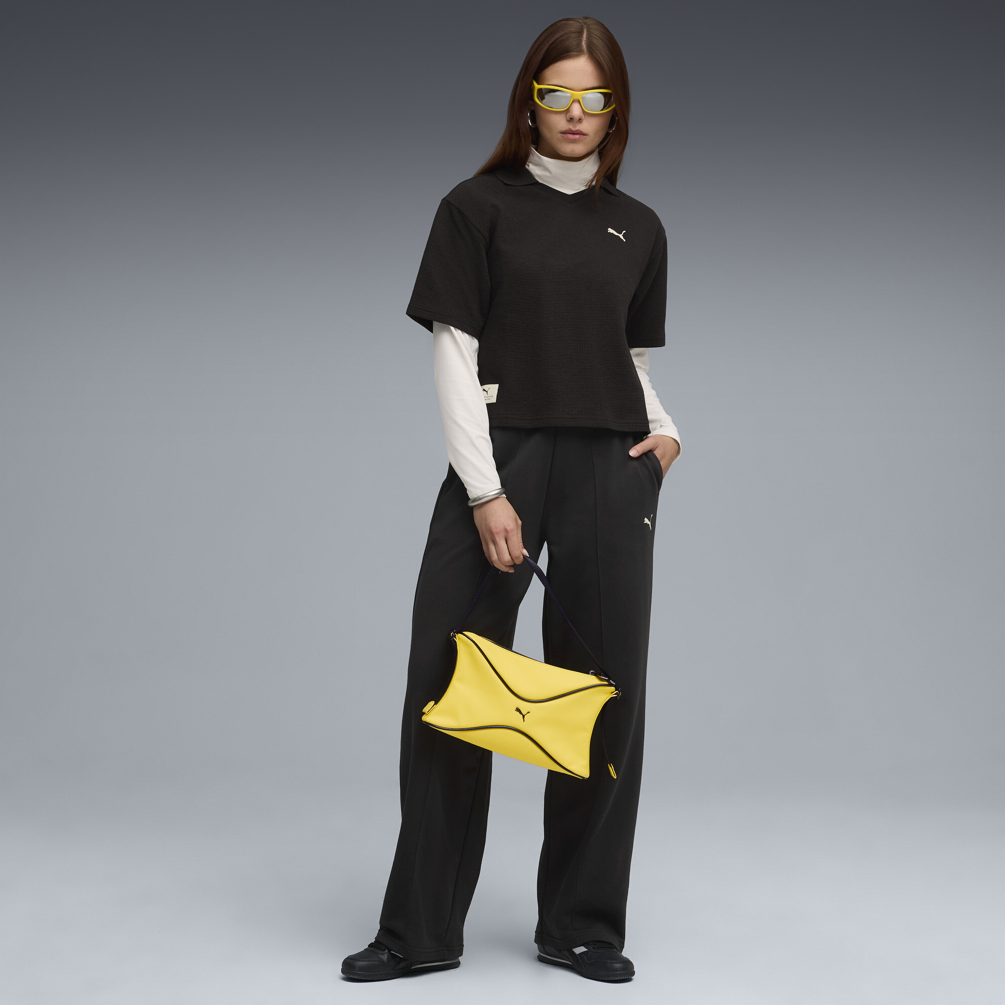 PUMA Class relaxed poloshirt voor Dames, Zwart, Maat XS thumbnail 4