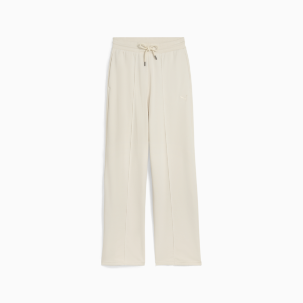 PUMA Class High-Waist Straight Pants Women, Alpine Snow, large-ZAF
