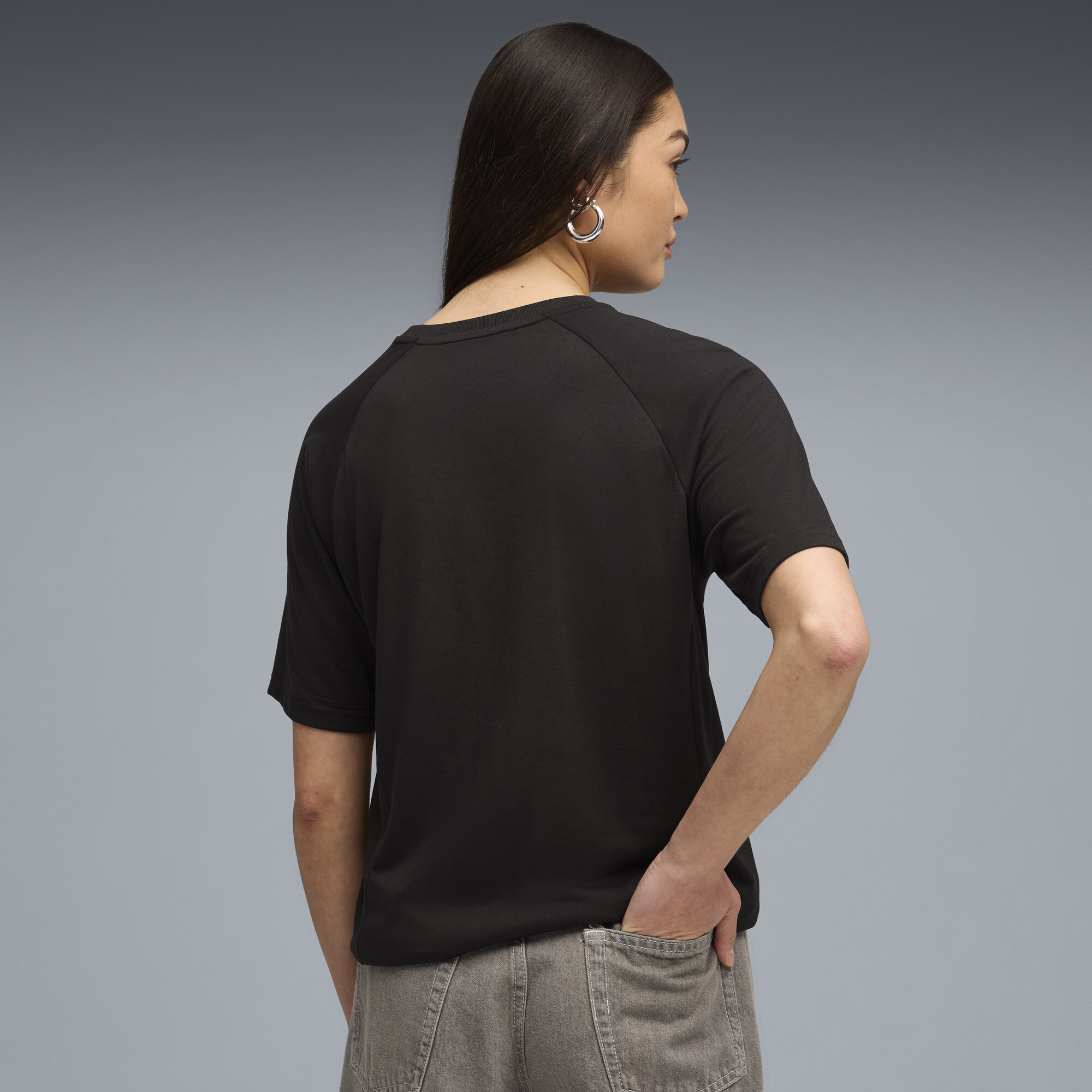 PUMA Evostripe Relaxed Graphic T-shirt voor Dames, Zwart, Maat M thumbnail 5