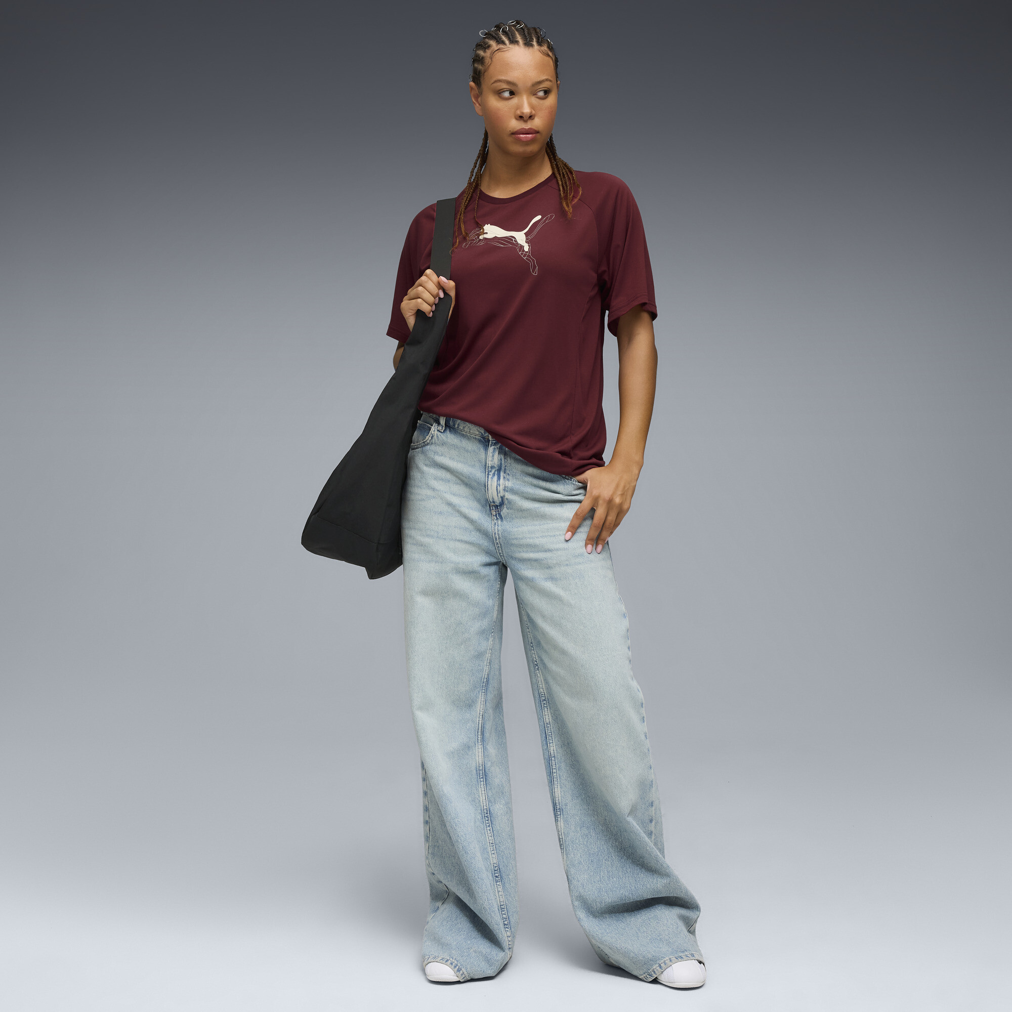 PUMA Evostripe Relaxed Graphic T-shirt voor Dames, Maat M thumbnail 4