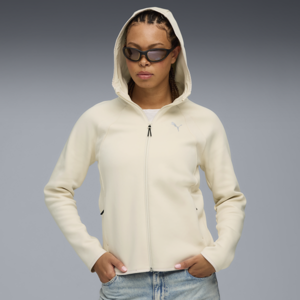 Campera con capucha Evostripe para mujer, Alpine Snow, large-ARG