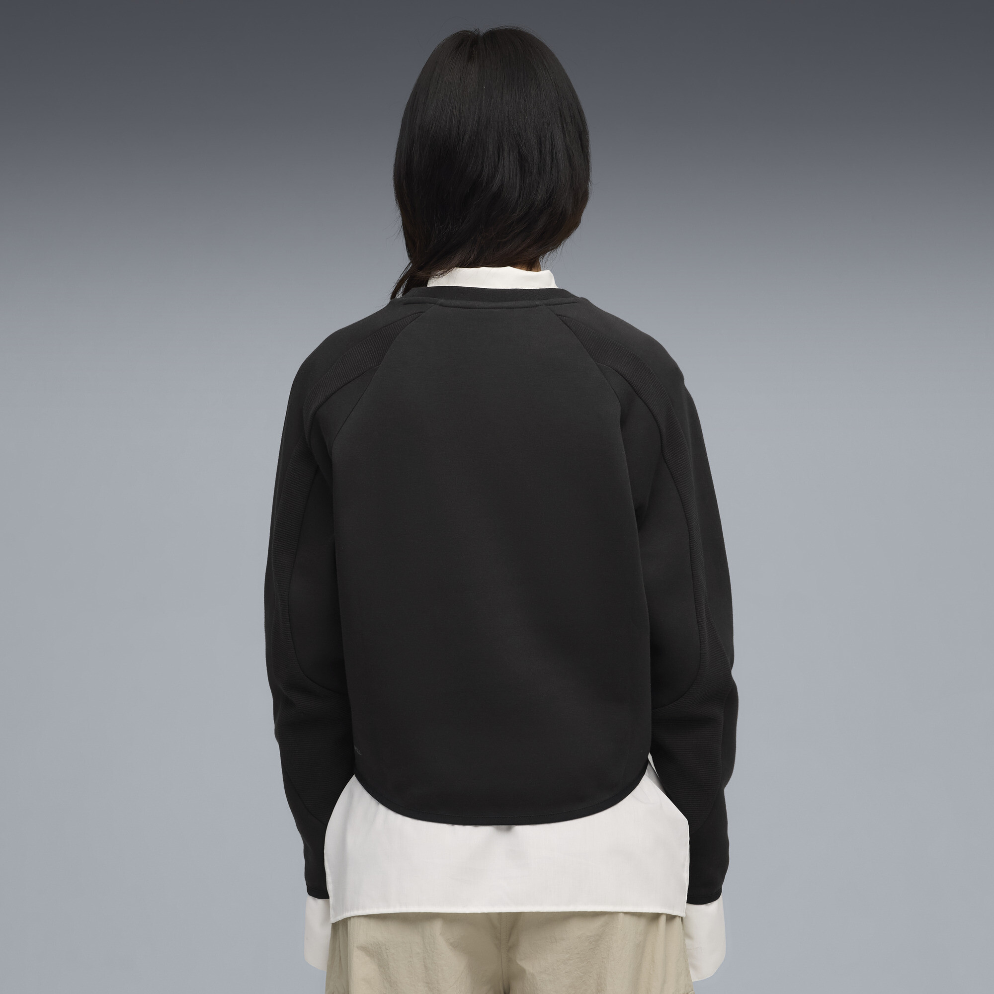 PUMA Evostripe Comfort korte top met ronde hals voor Dames, Zwart, Maat L thumbnail 5