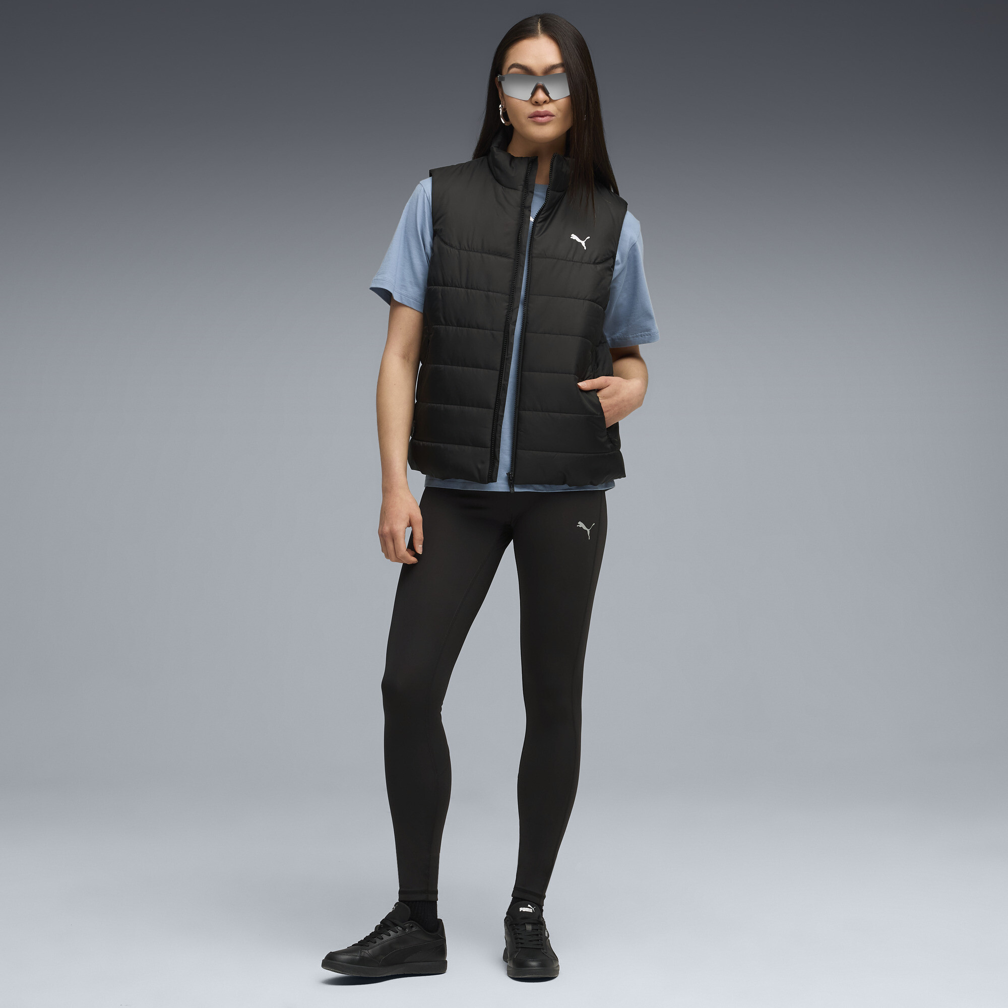 PUMA Evostripe legging met hoge taille voor Dames, Zwart, Maat S thumbnail 4