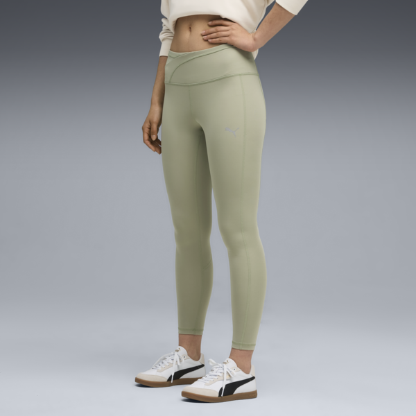 Evostripe High-Waist Tights Women, Lux Army, large-ZAF