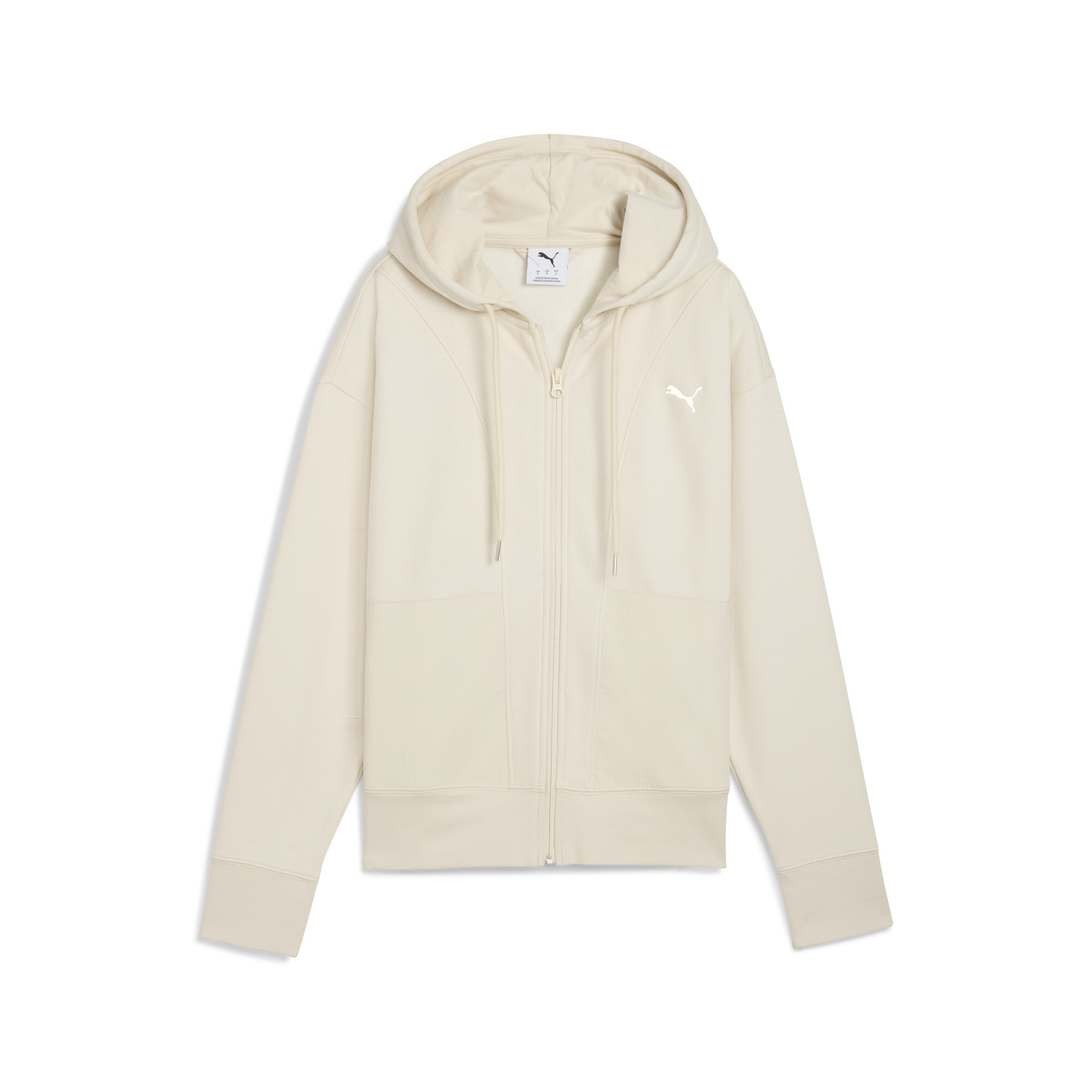 Кофта HER Relaxed Full-Zip Hoodie Women | Колір: Білий | Alpine