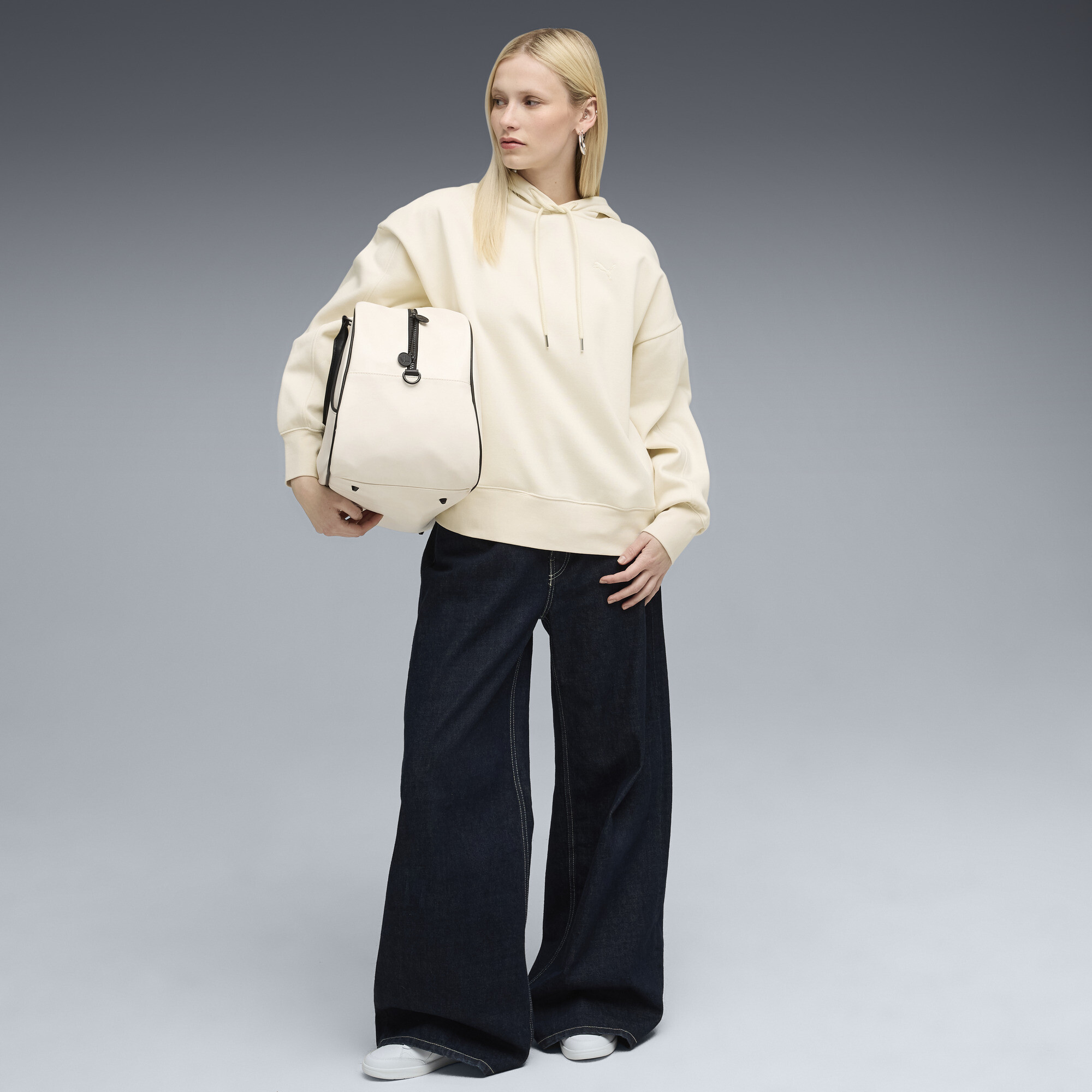 PUMA HER oversized hoodie voor Dames, Maat XS thumbnail 4