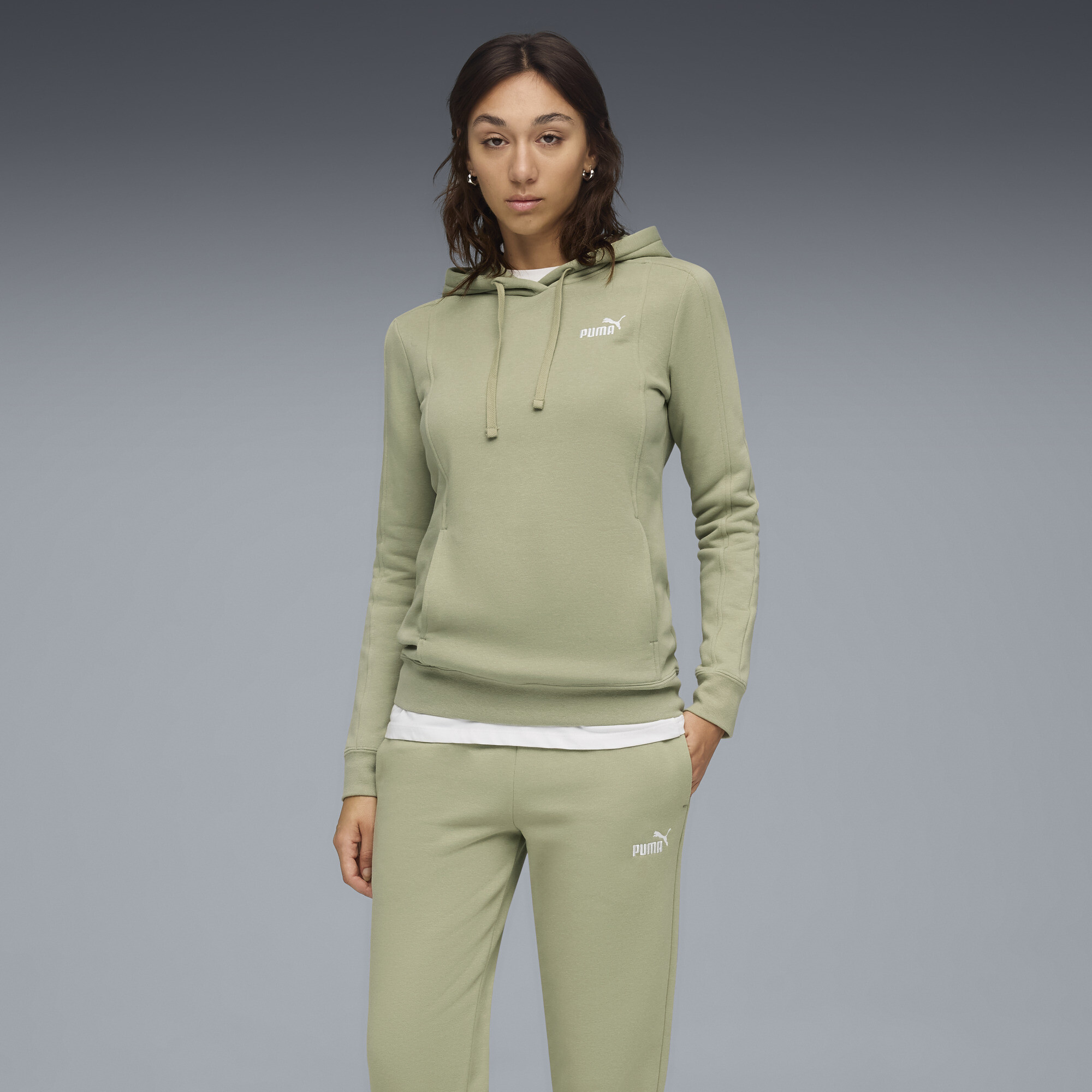 PUMA Joggingpak met capuchon voor Dames, Maat L thumbnail 4