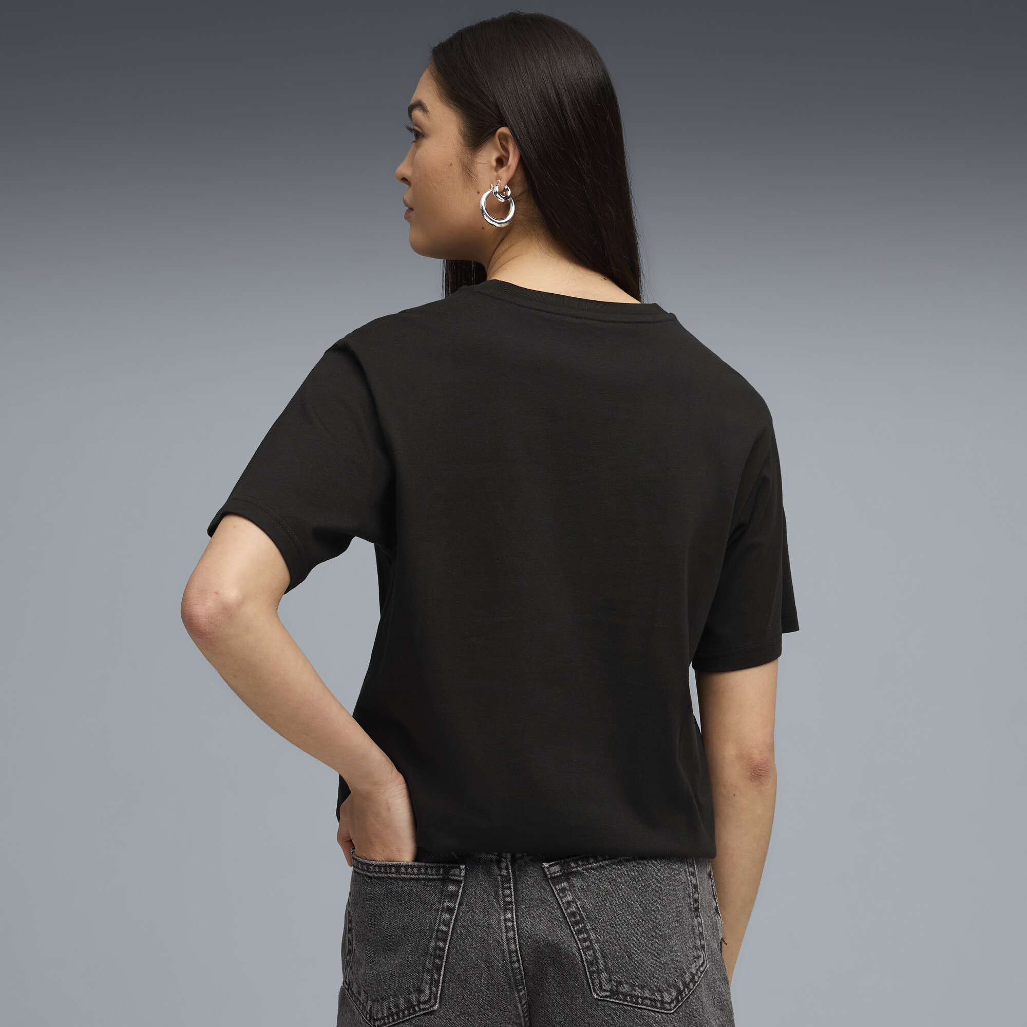 PUMA Graphic Relaxed Energy T-shirt voor Dames, Zwart, Maat XL thumbnail 5