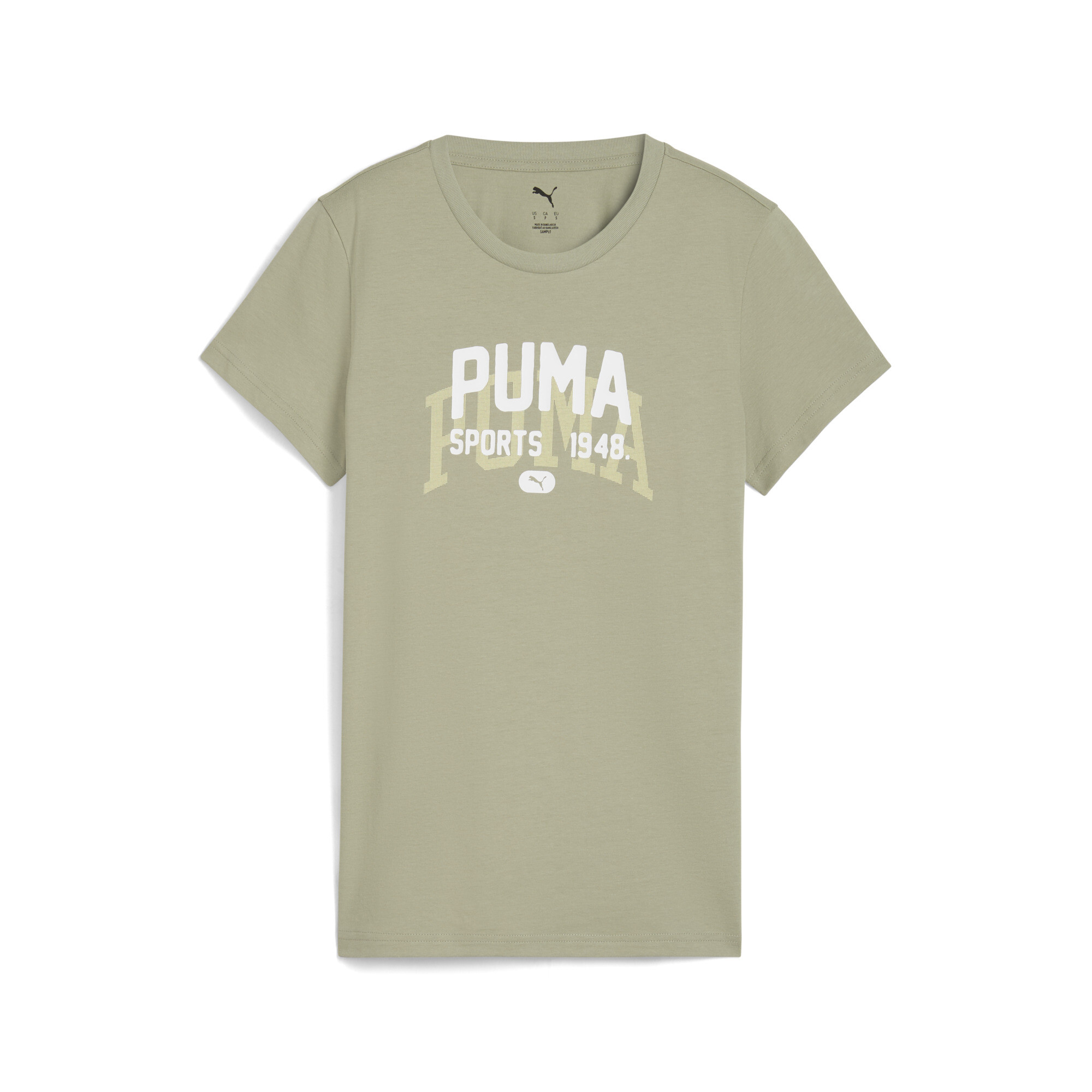 PUMA Graphic Varsity T-shirt voor Dames, Maat XS thumbnail 3