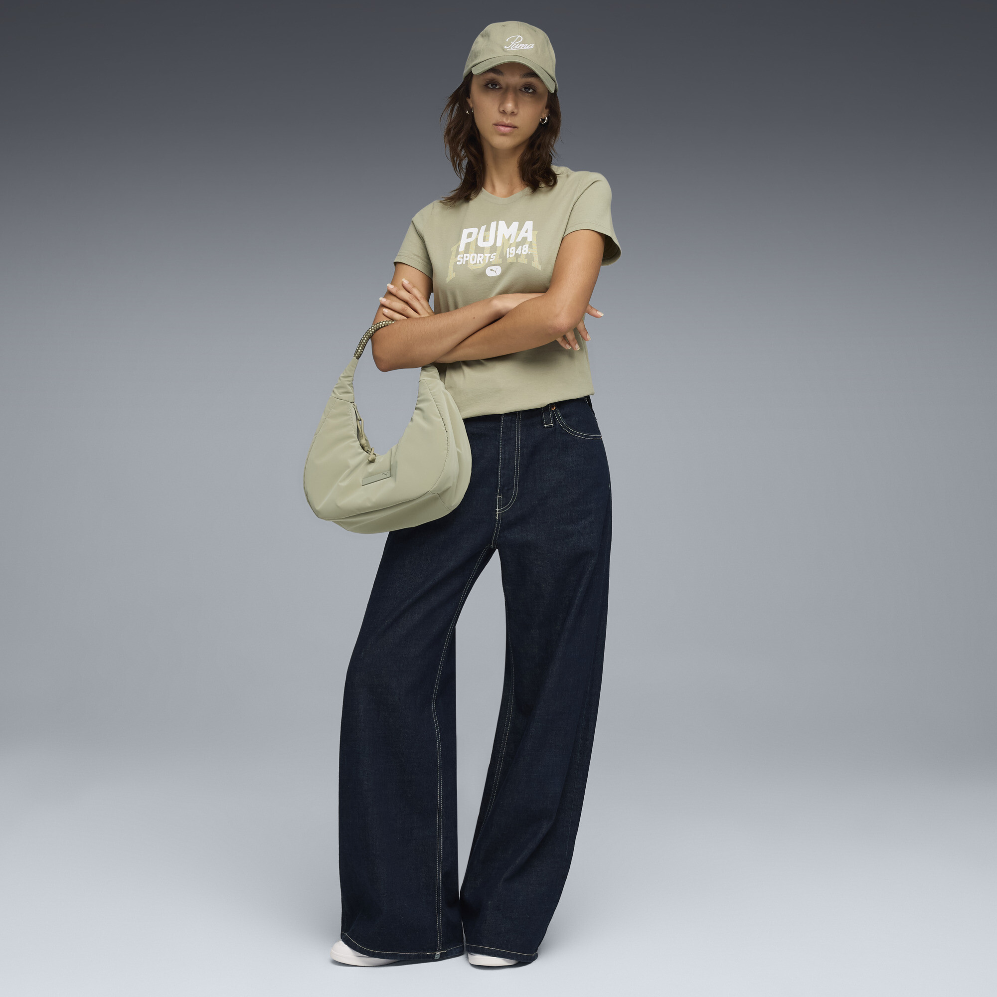 PUMA Graphic Varsity T-shirt voor Dames, Maat XS thumbnail 4