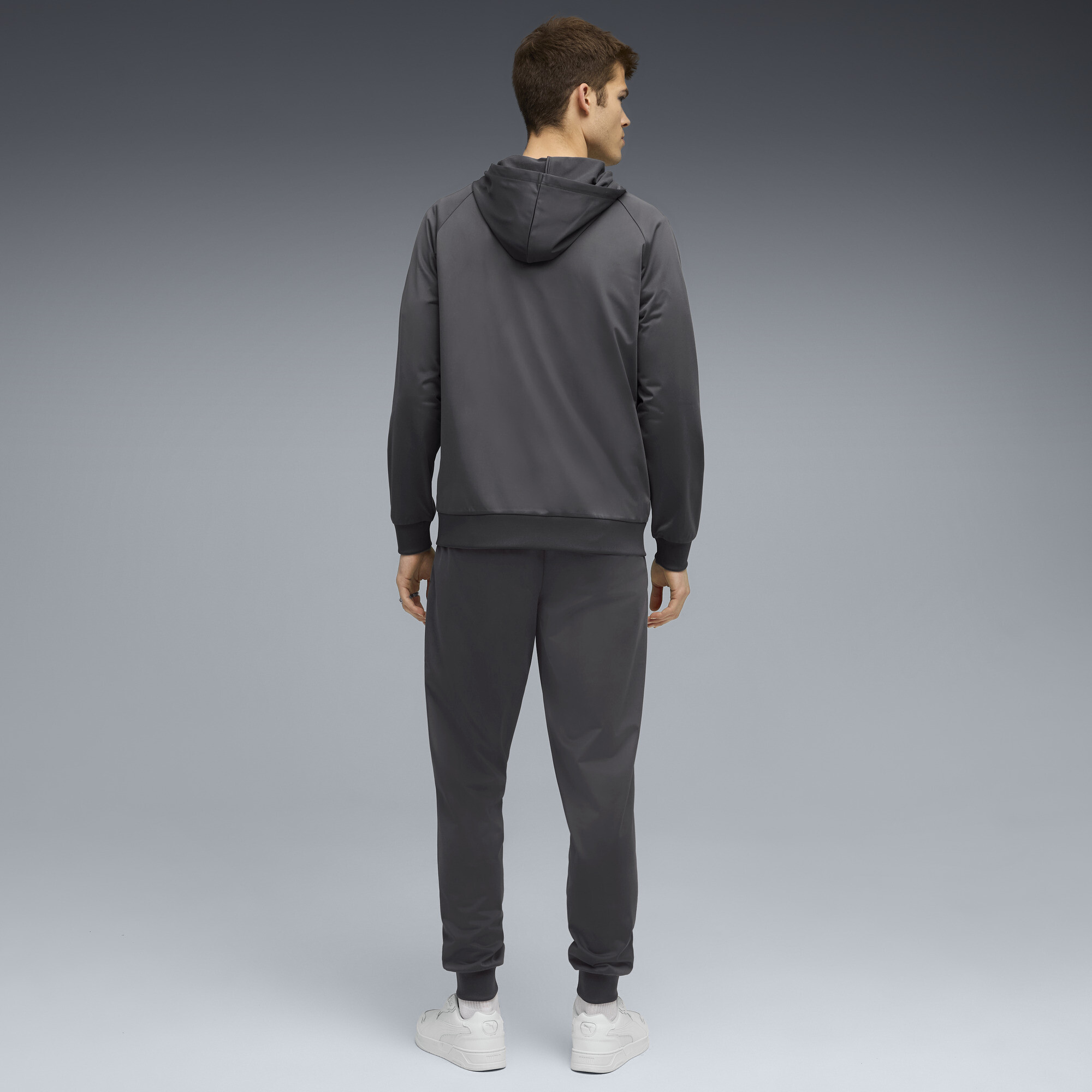 PUMA Polypak met capuchon voor Heren, Grijs, Maat XL thumbnail 5