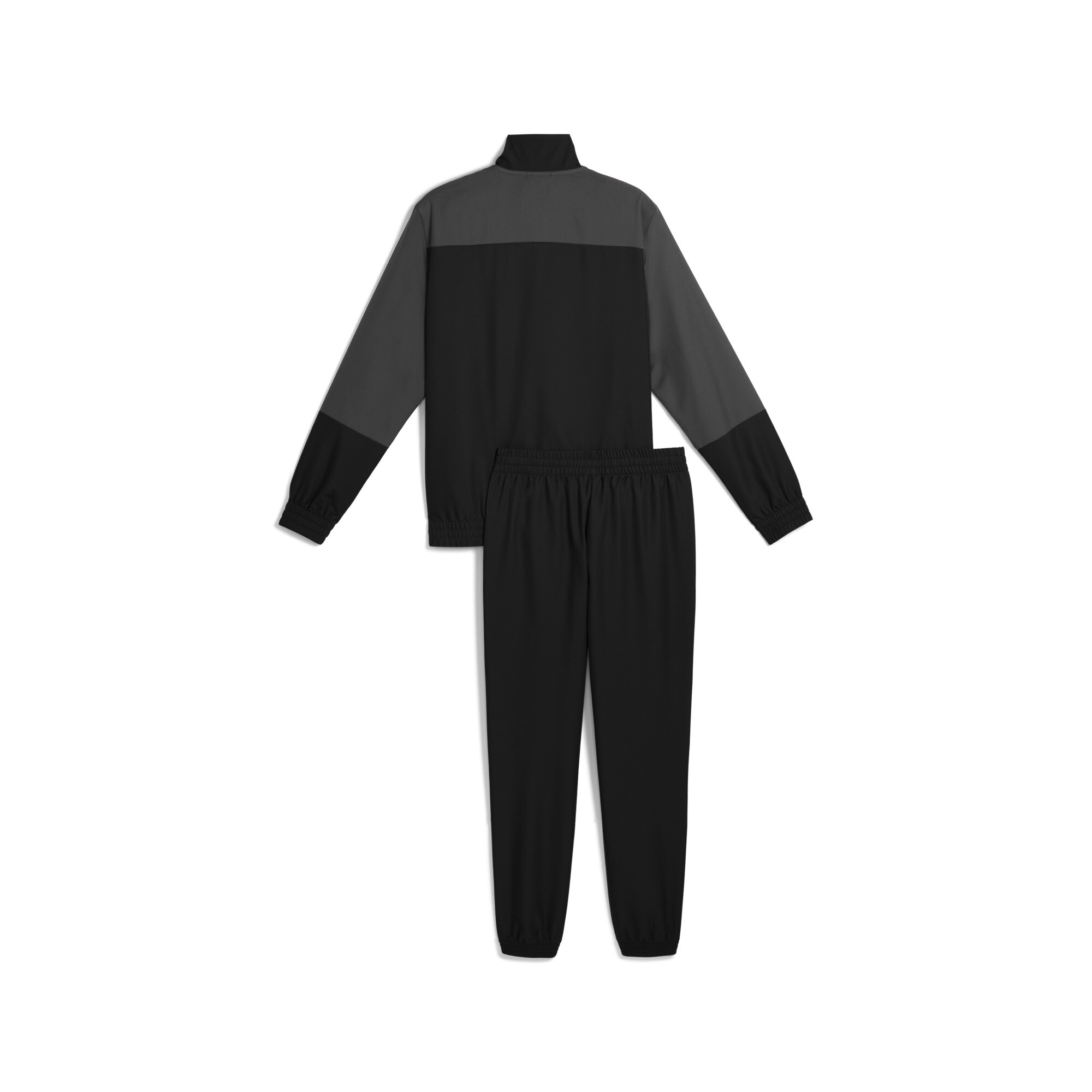 PUMA Geweven trainingspak met kleurvlakken voor Heren, Zwart, Maat L thumbnail 2