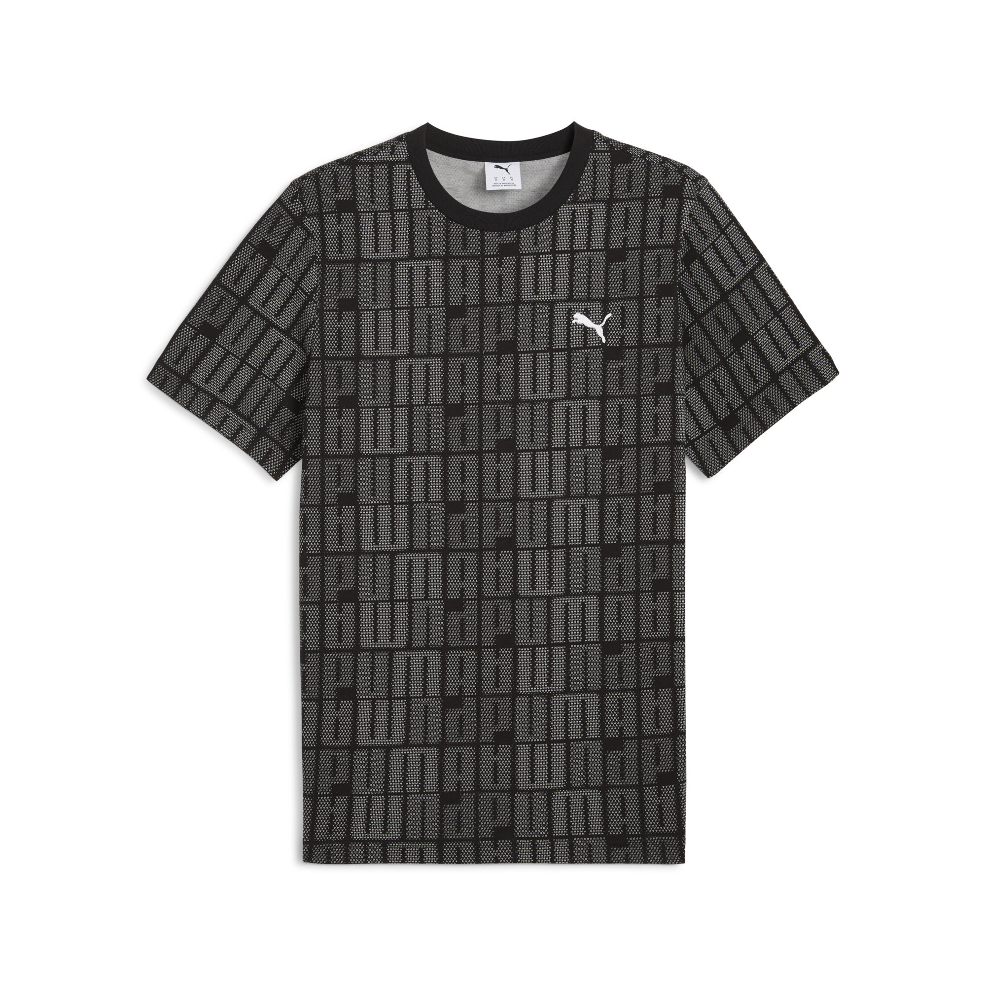 PUMA Essentials+ Logo Lab T-shirt voor Heren, Zwart, Maat S thumbnail 3