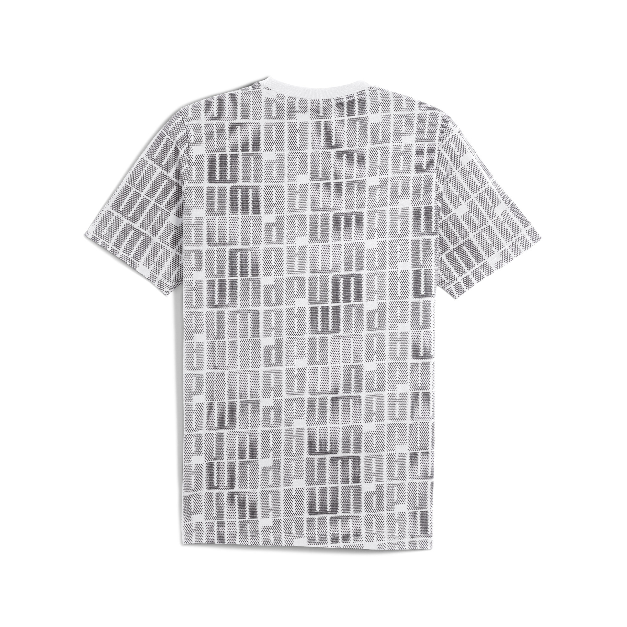 PUMA Essentials+ Logo Lab T-shirt voor Heren, Wit, Maat L thumbnail 2