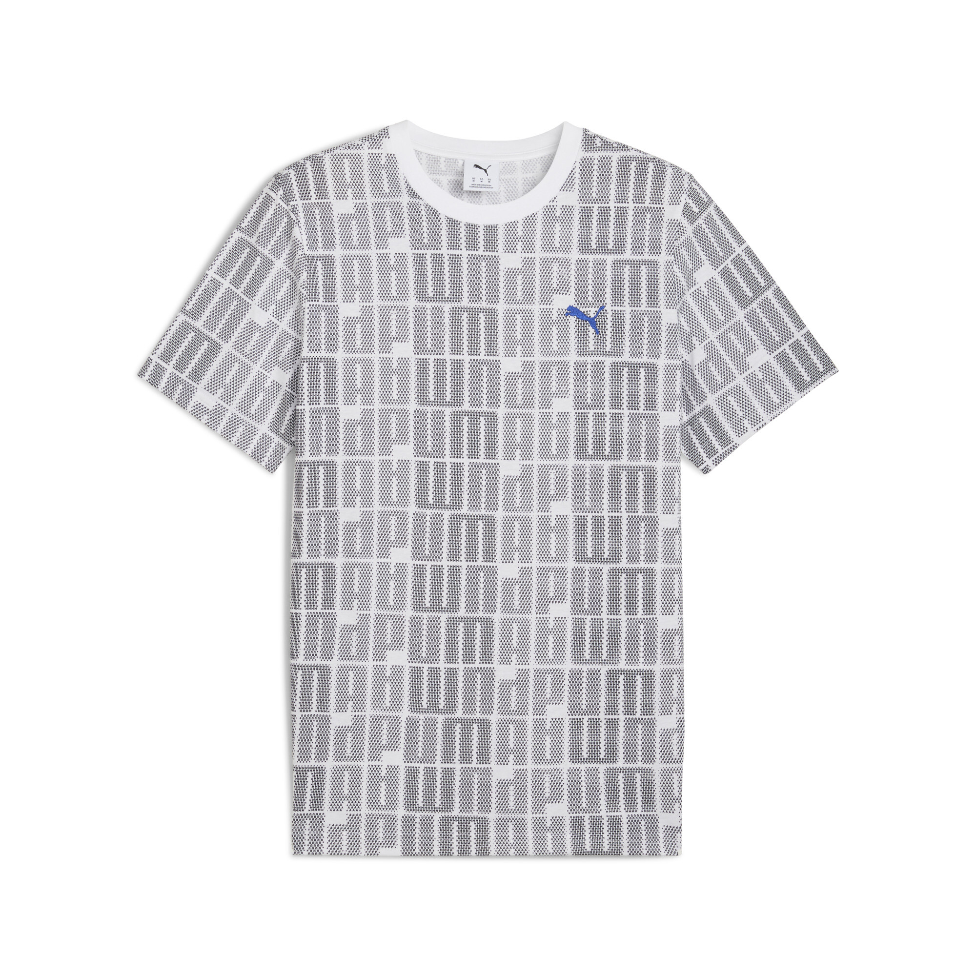 PUMA Essentials+ Logo Lab T-shirt voor Heren, Wit, Maat L thumbnail 3