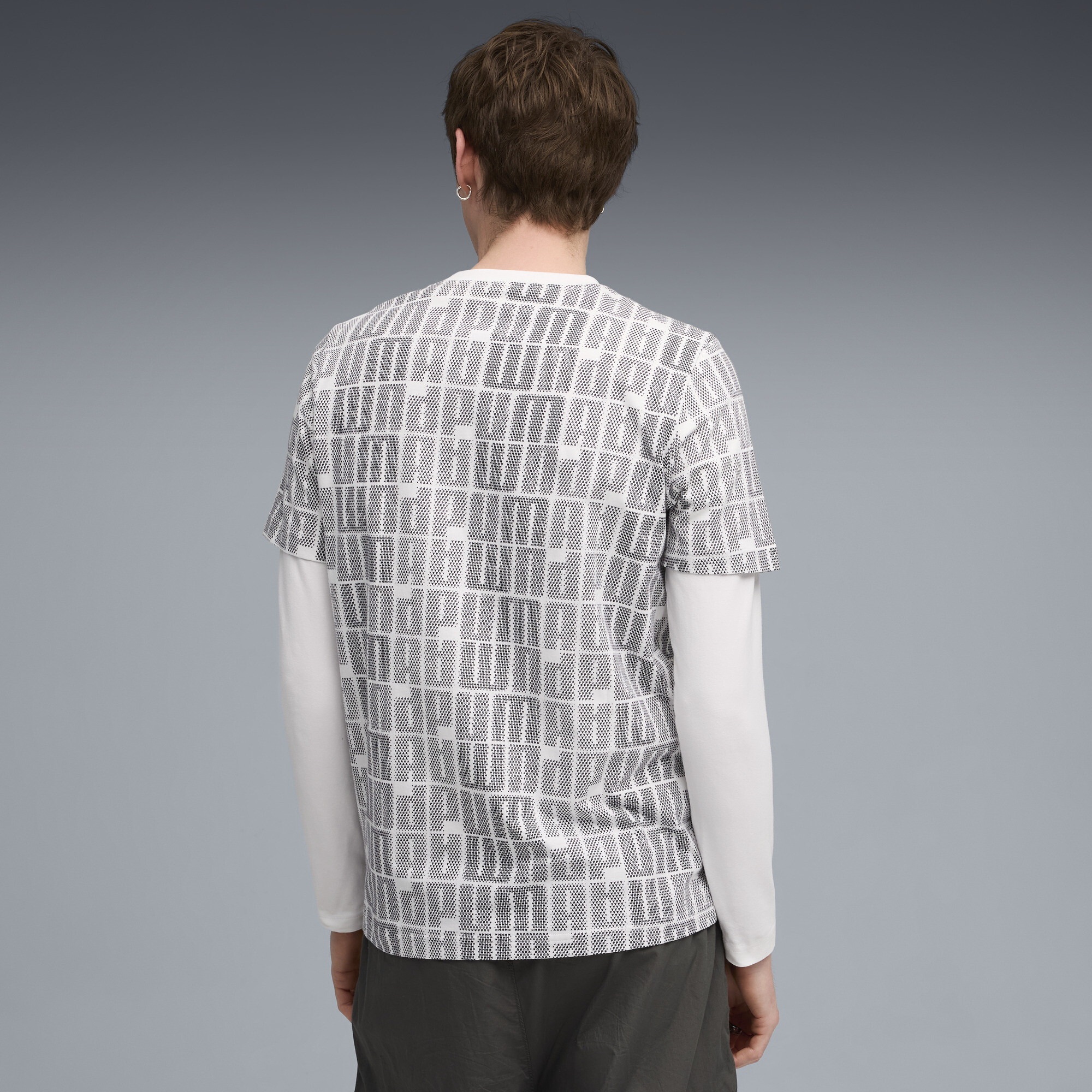 PUMA Essentials+ Logo Lab T-shirt voor Heren, Wit, Maat L thumbnail 5