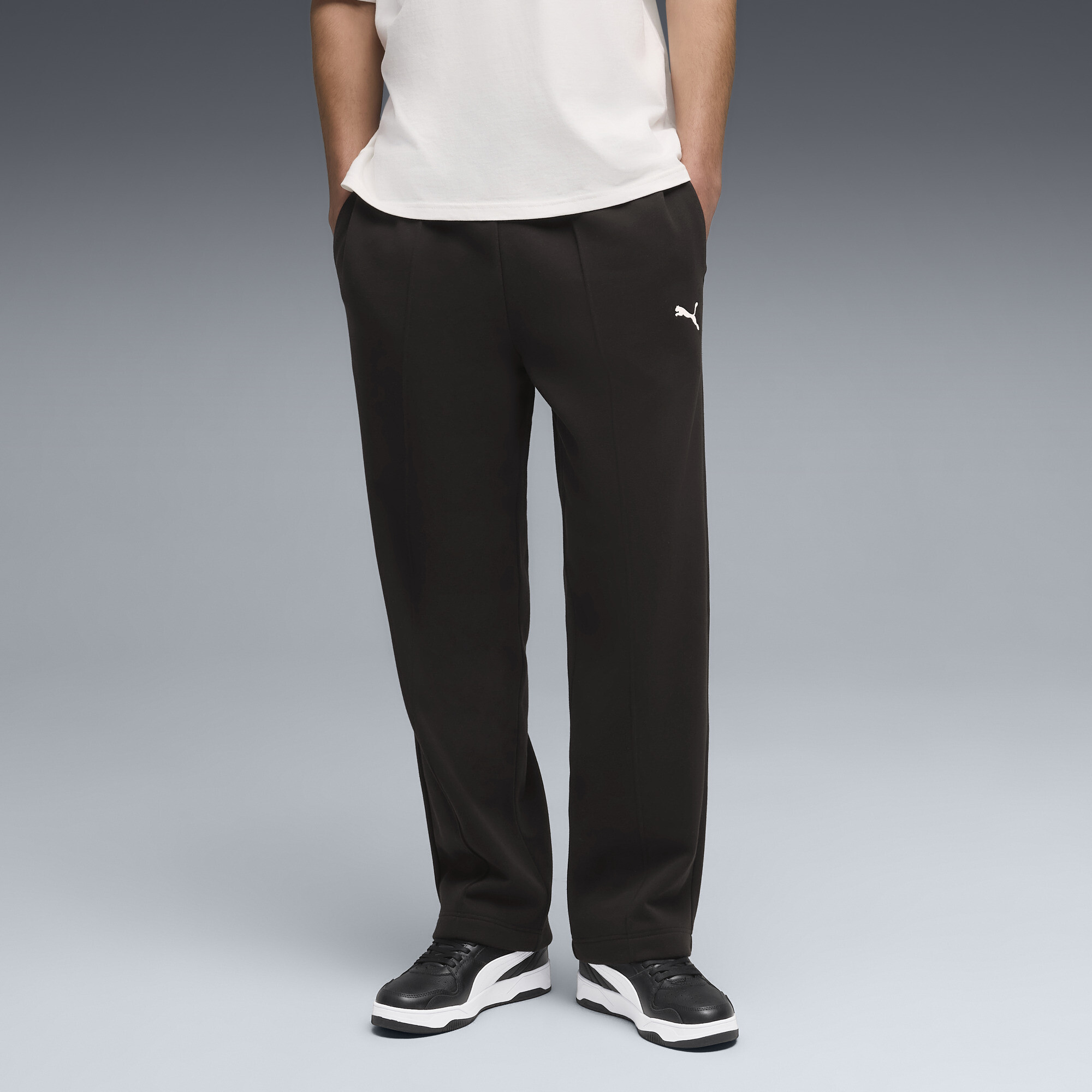 Штаны PUMA Class Relaxed Pintuck Sweatpants Men | Цвет: Черный