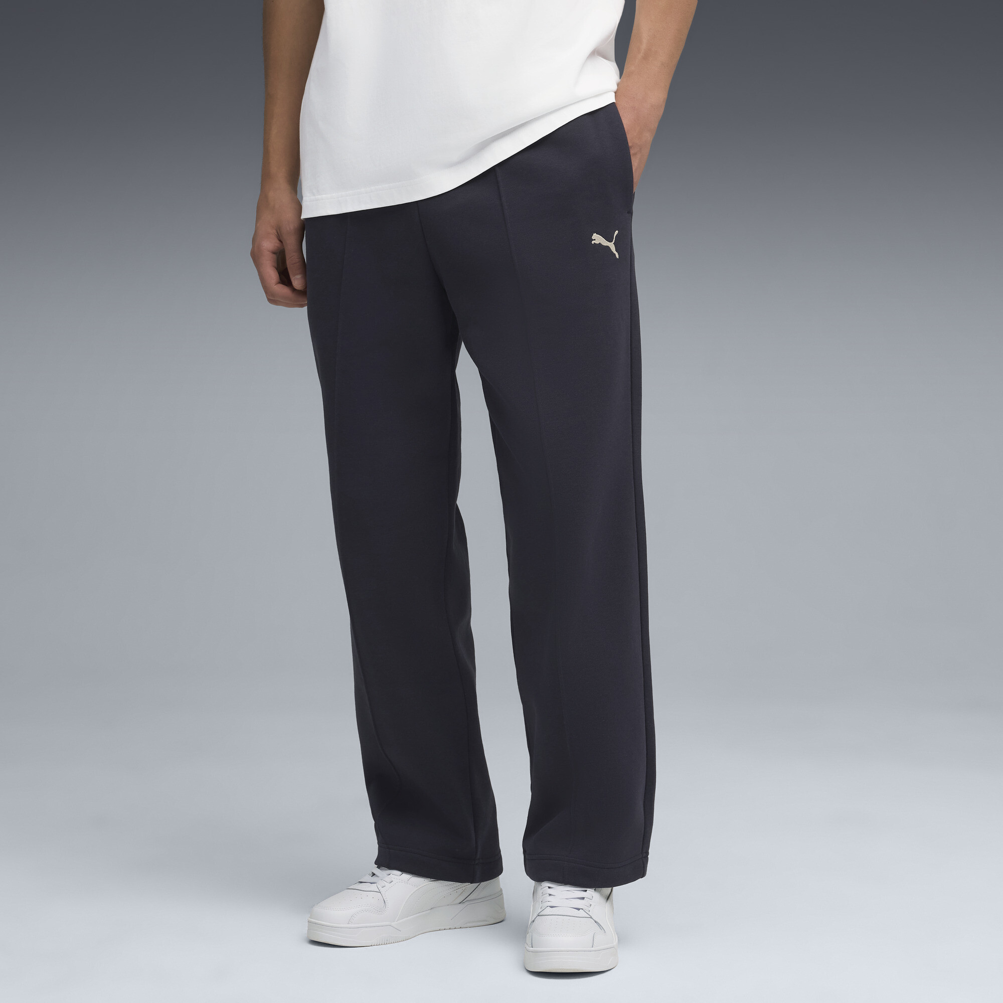 Штаны PUMA Class Relaxed Pintuck Sweatpants Men | Цвет: Синий