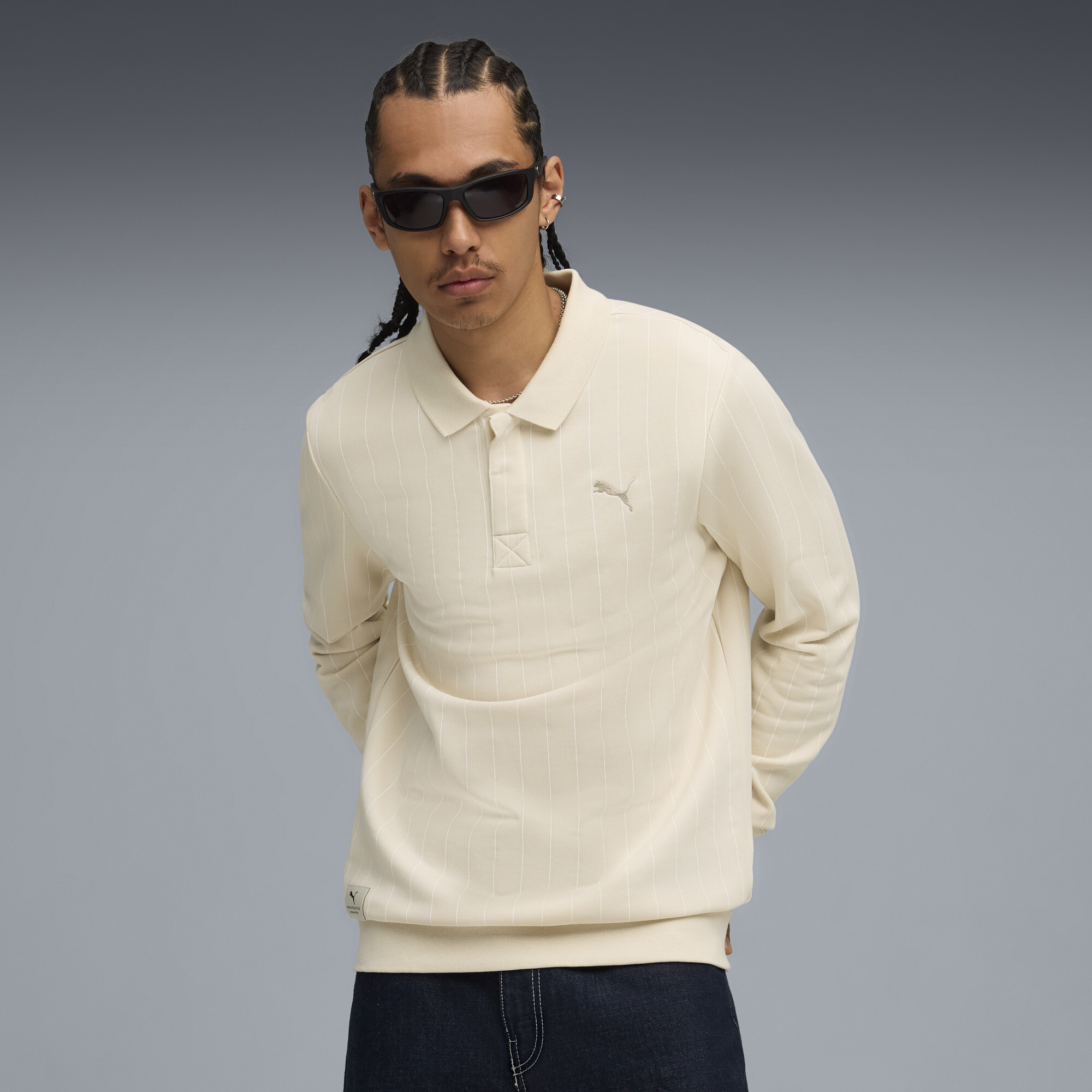 Puma Class Polo Men In White