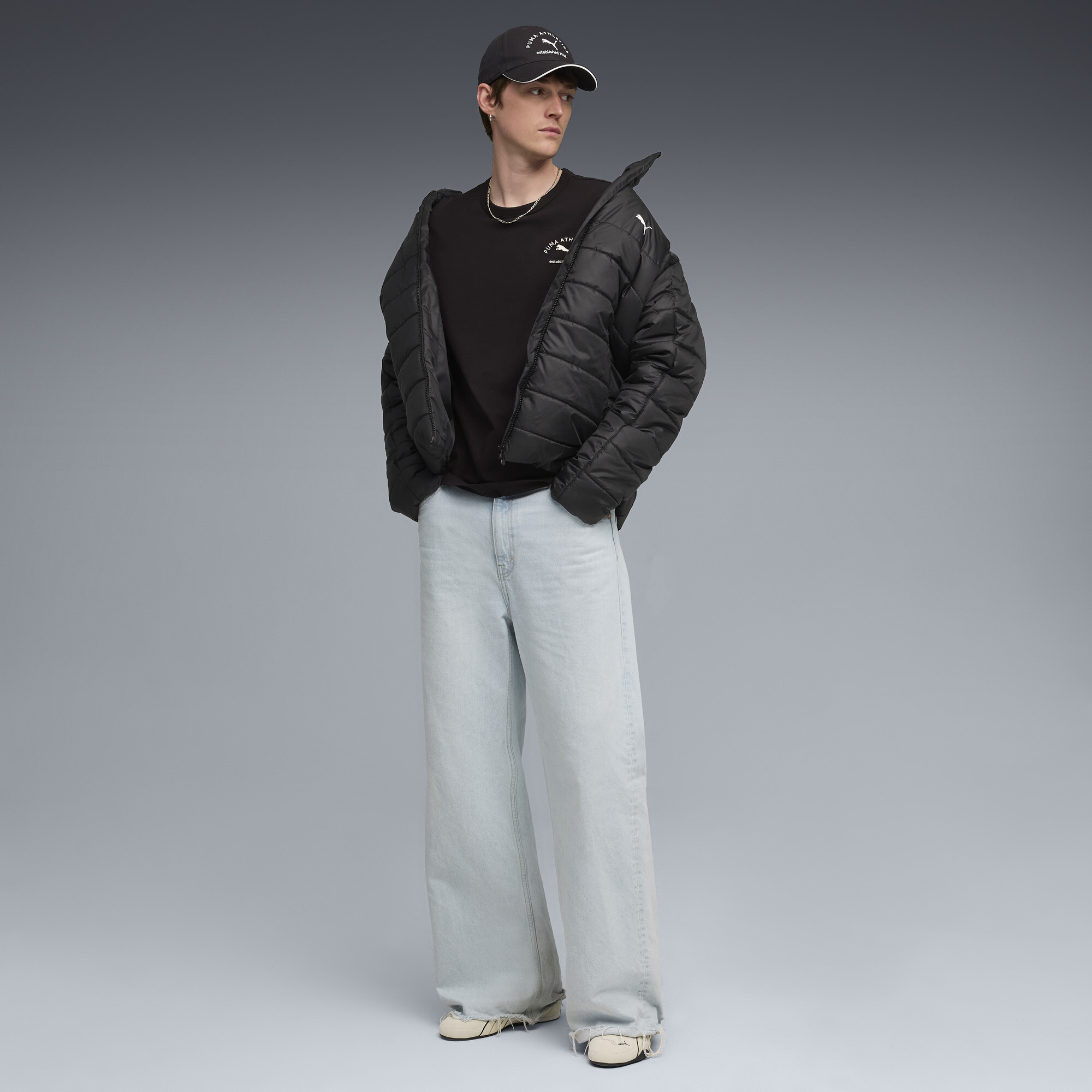 PUMA Class T-shirt met print voor Heren, Zwart, Maat XS thumbnail 4