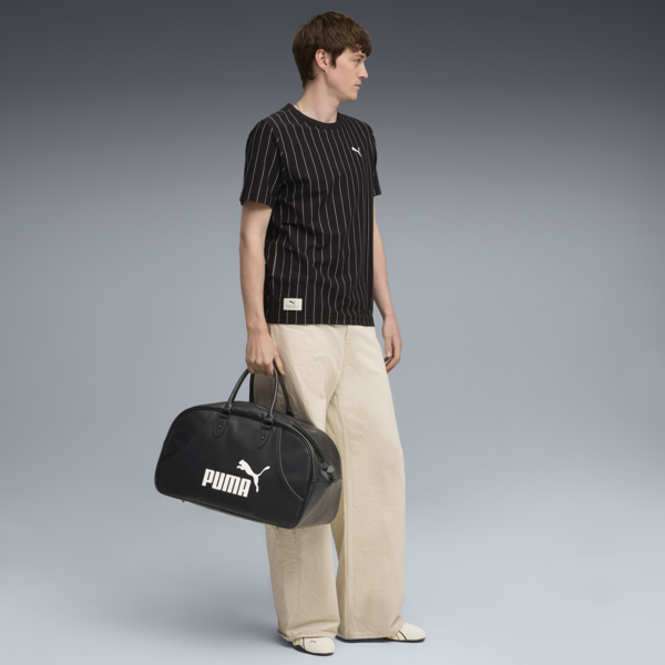 PUMA Class Striped Tee Men, PUMA Black, large-ZAF