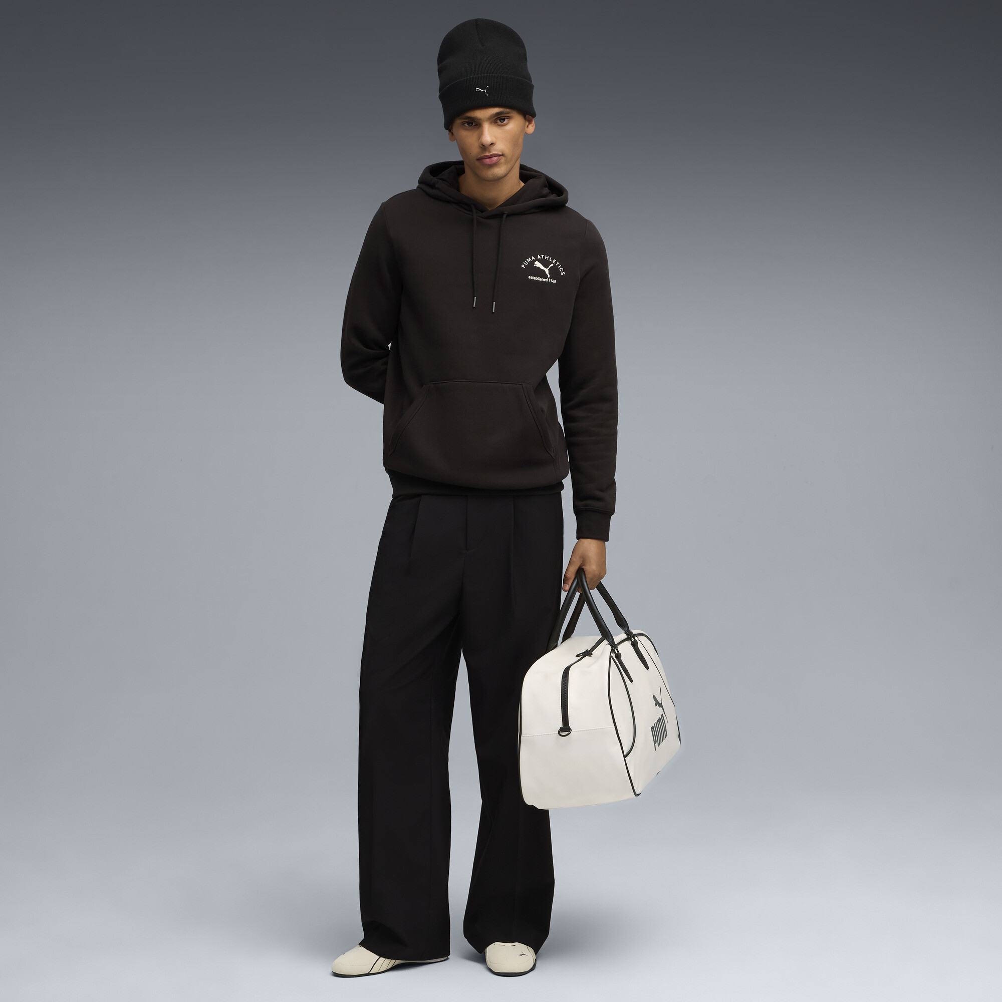 PUMA Class hoodie met print voor Heren, Zwart, Maat XS thumbnail 4