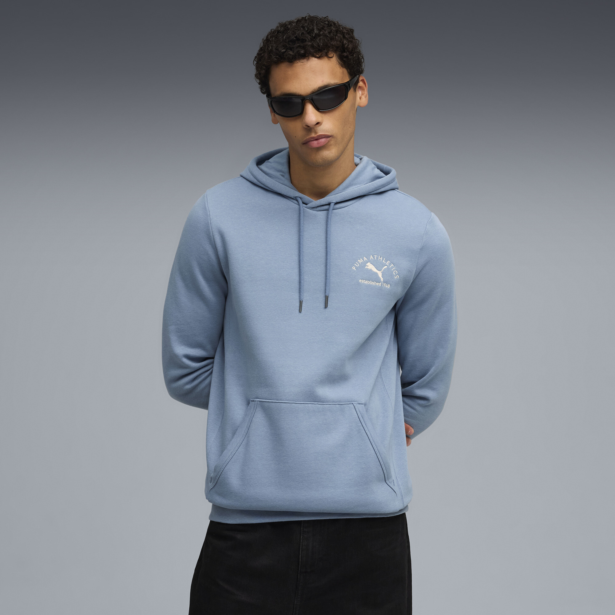 Chandail à capuchon graphique PUMA CLASS Homme, Bleu, Adulte G | 688221_34