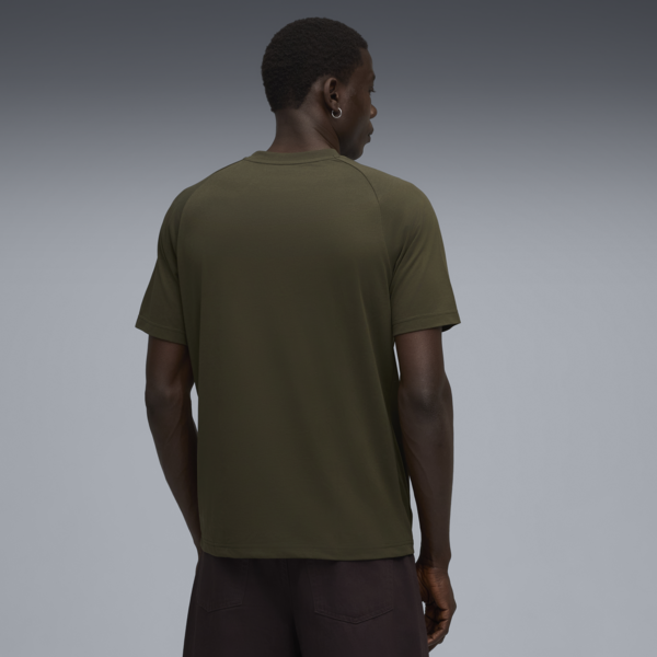 Remera Evostripe para hombre, Dark Olive, large-ARG