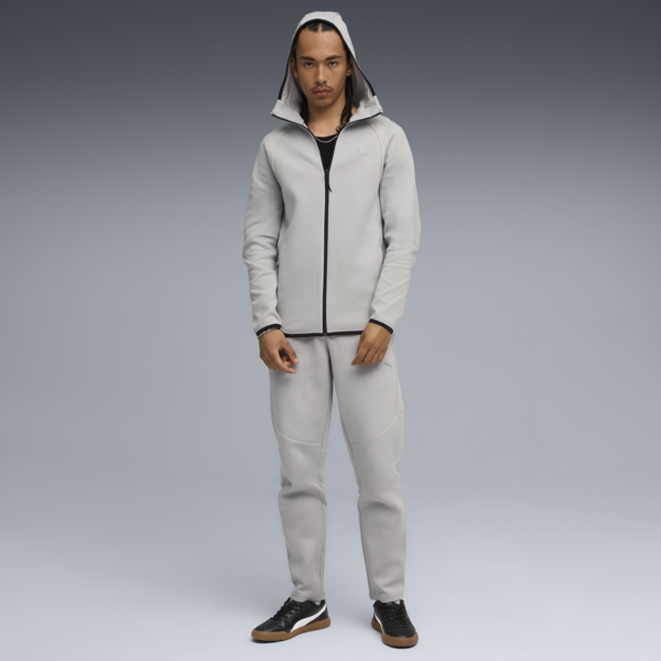 Campera con capucha Evostripe para hombre, Gray Echo, large-ARG