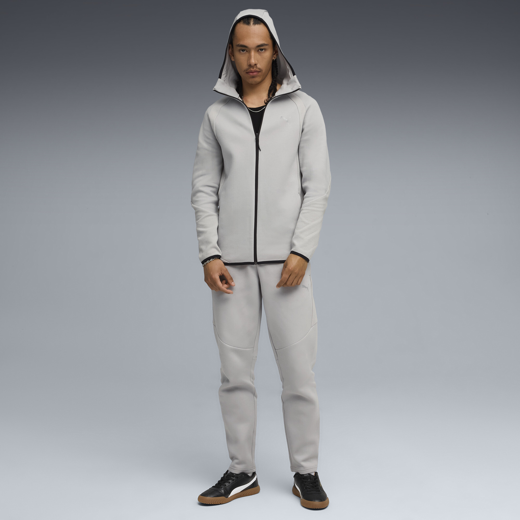 PUMA Evostripe hoodie voor Heren, Grijs, Maat XS thumbnail 4