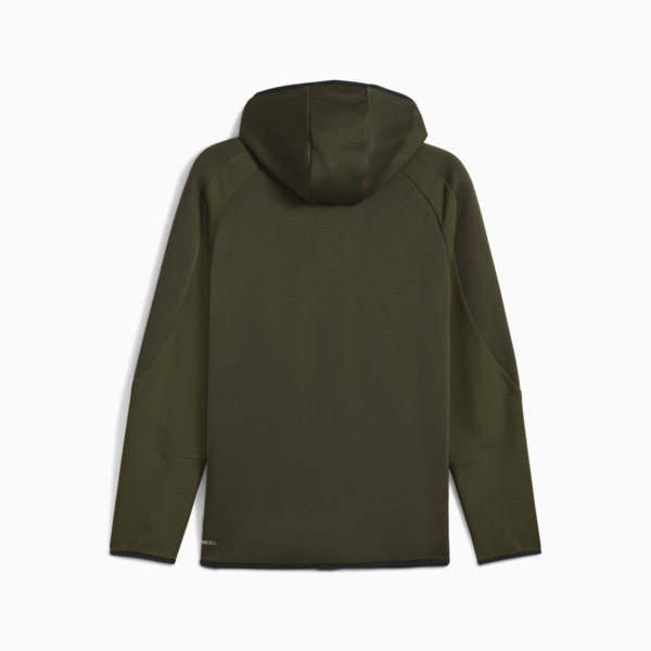 Campera con capucha Evostripe para hombre, Dark Olive, large-ARG