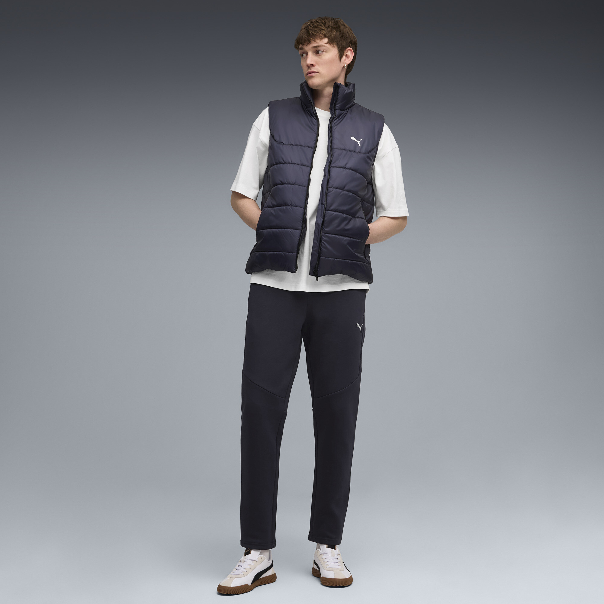 PUMA Evostripe broek voor Heren, Blauw, Maat L thumbnail 4