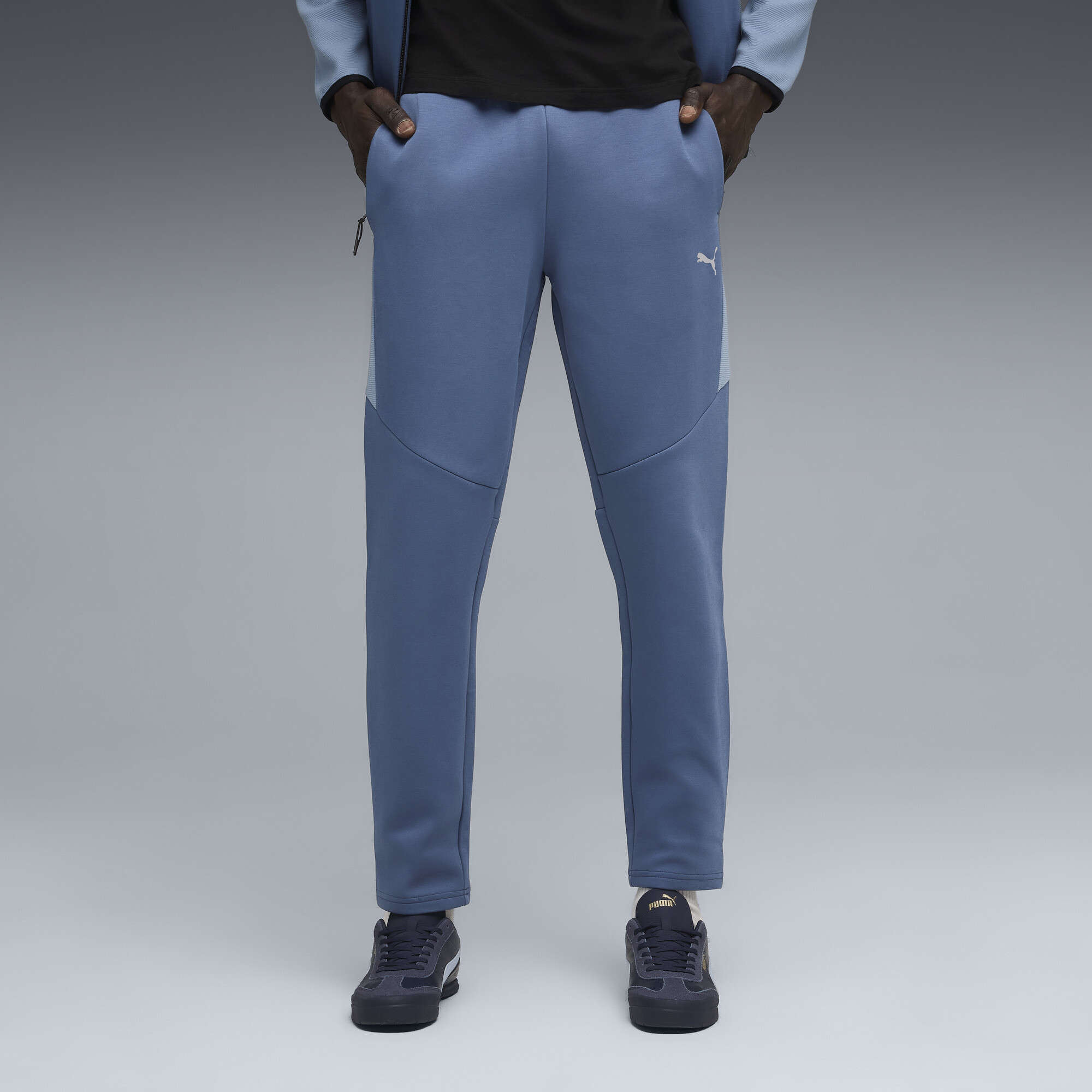 PUMA Evostripe Men's Pants in Blue, Size L
