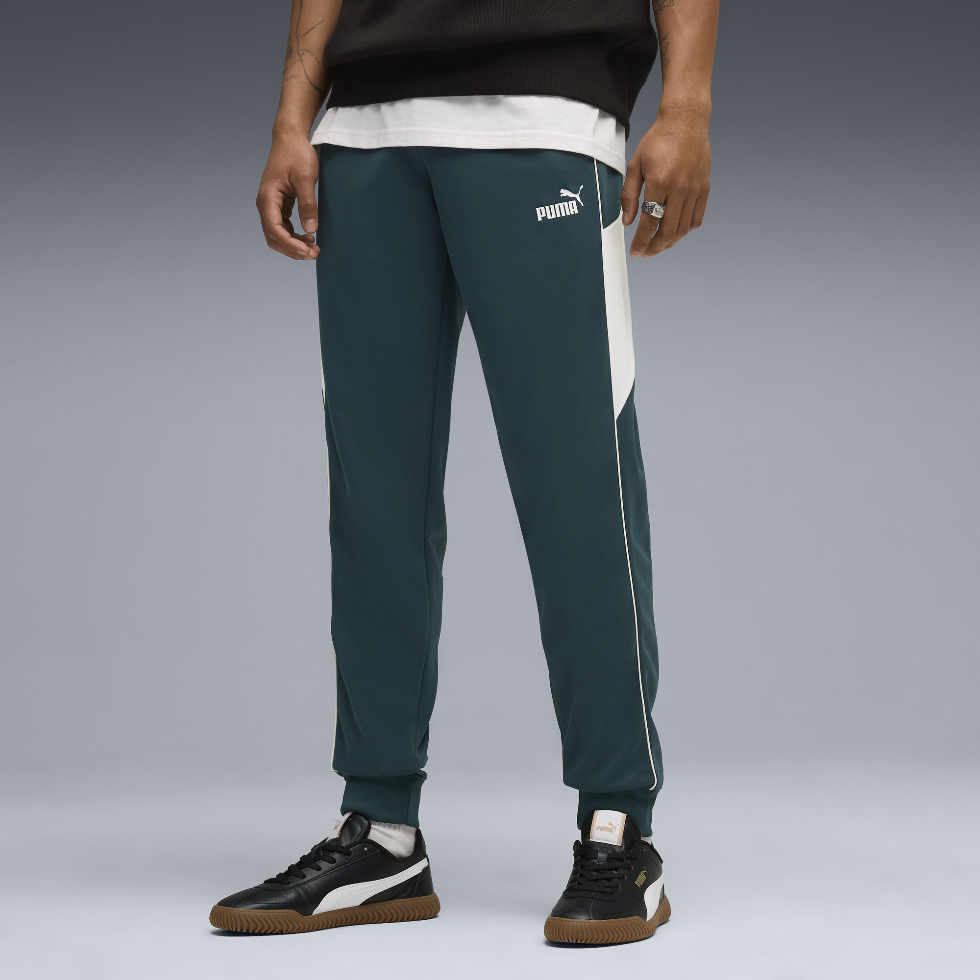 PUMA Sport Heritage Men's Pants in Green, Size S