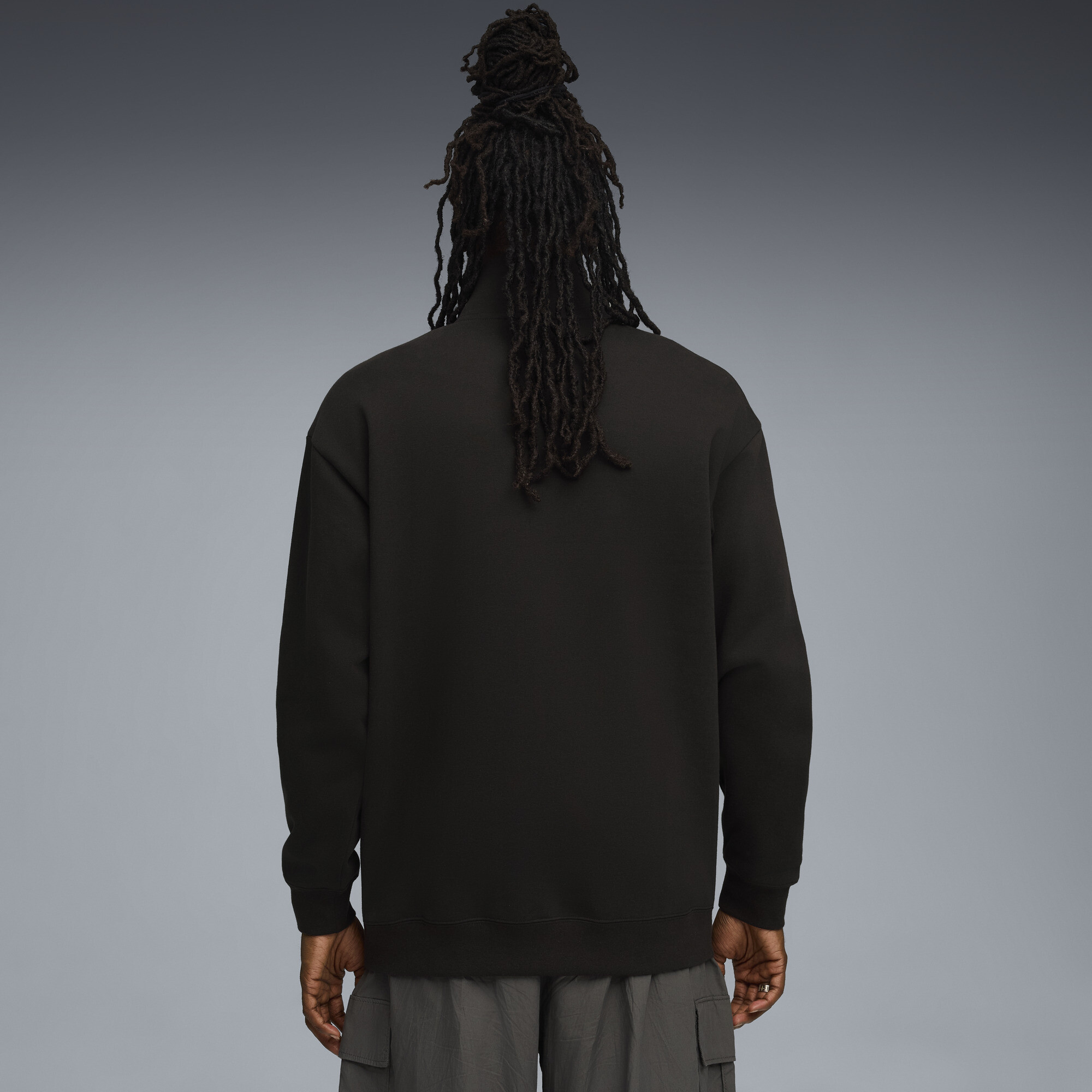 PUMA Class sweater met halve rits voor Heren, Zwart, Maat XS thumbnail 5