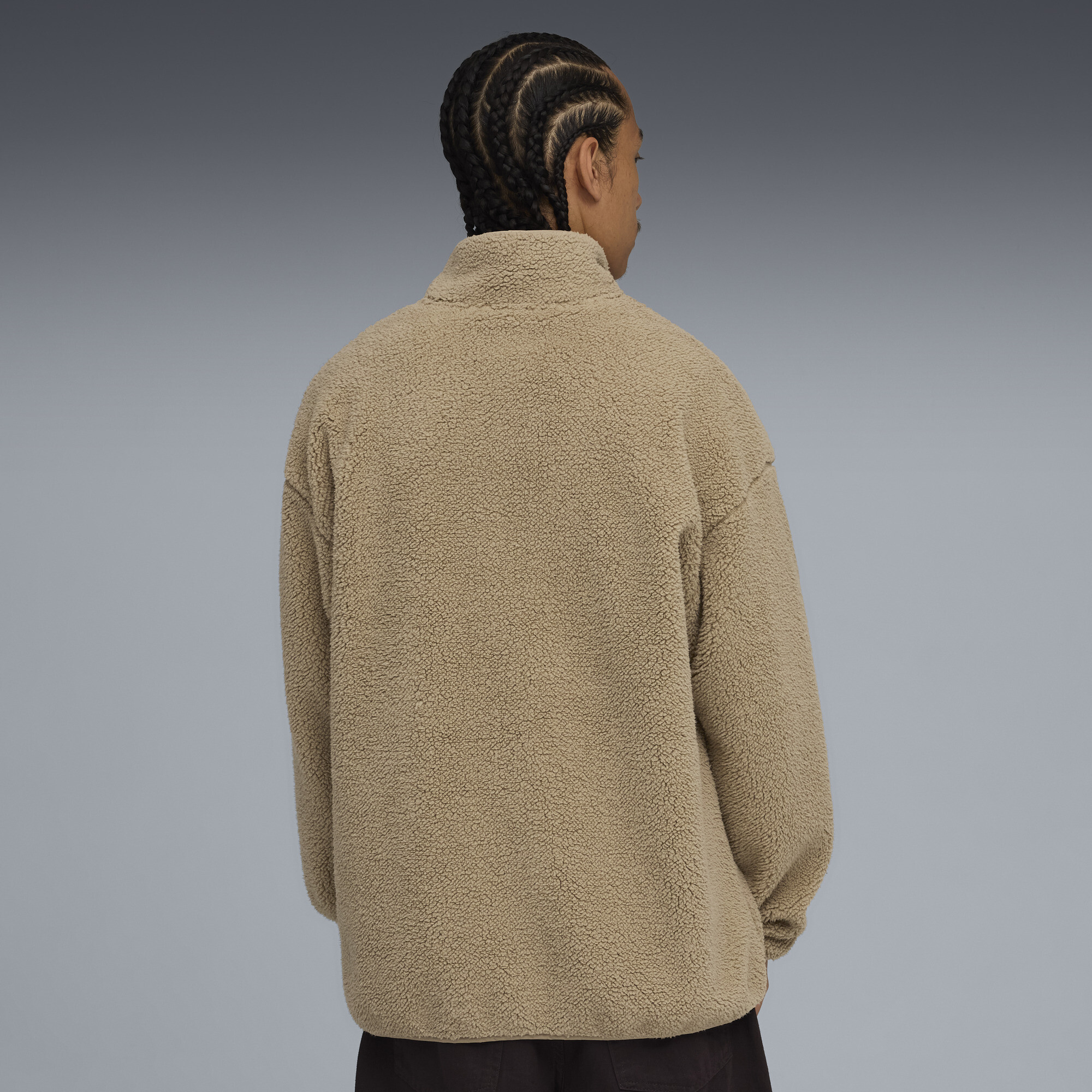 PUMA Essentials Elevated relaxte winterse sherpa met volledige ritssluiting voor Heren, Maat L thumbnail 5