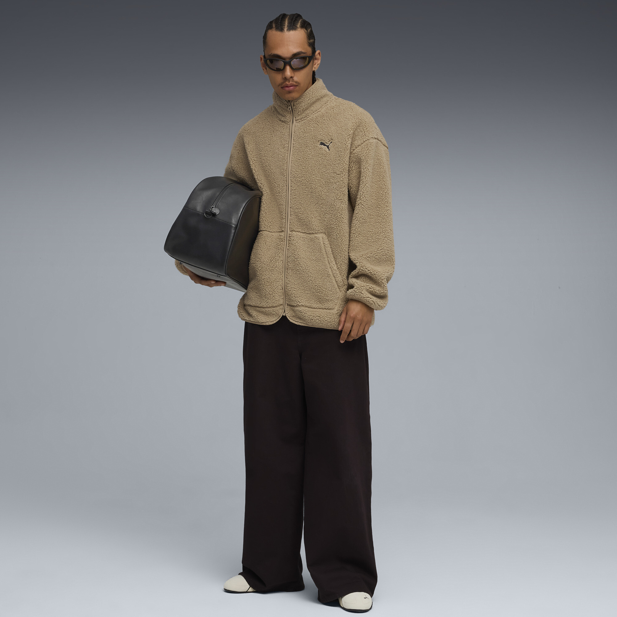 PUMA Essentials Elevated relaxte winterse sherpa met volledige ritssluiting voor Heren, Maat L thumbnail 4