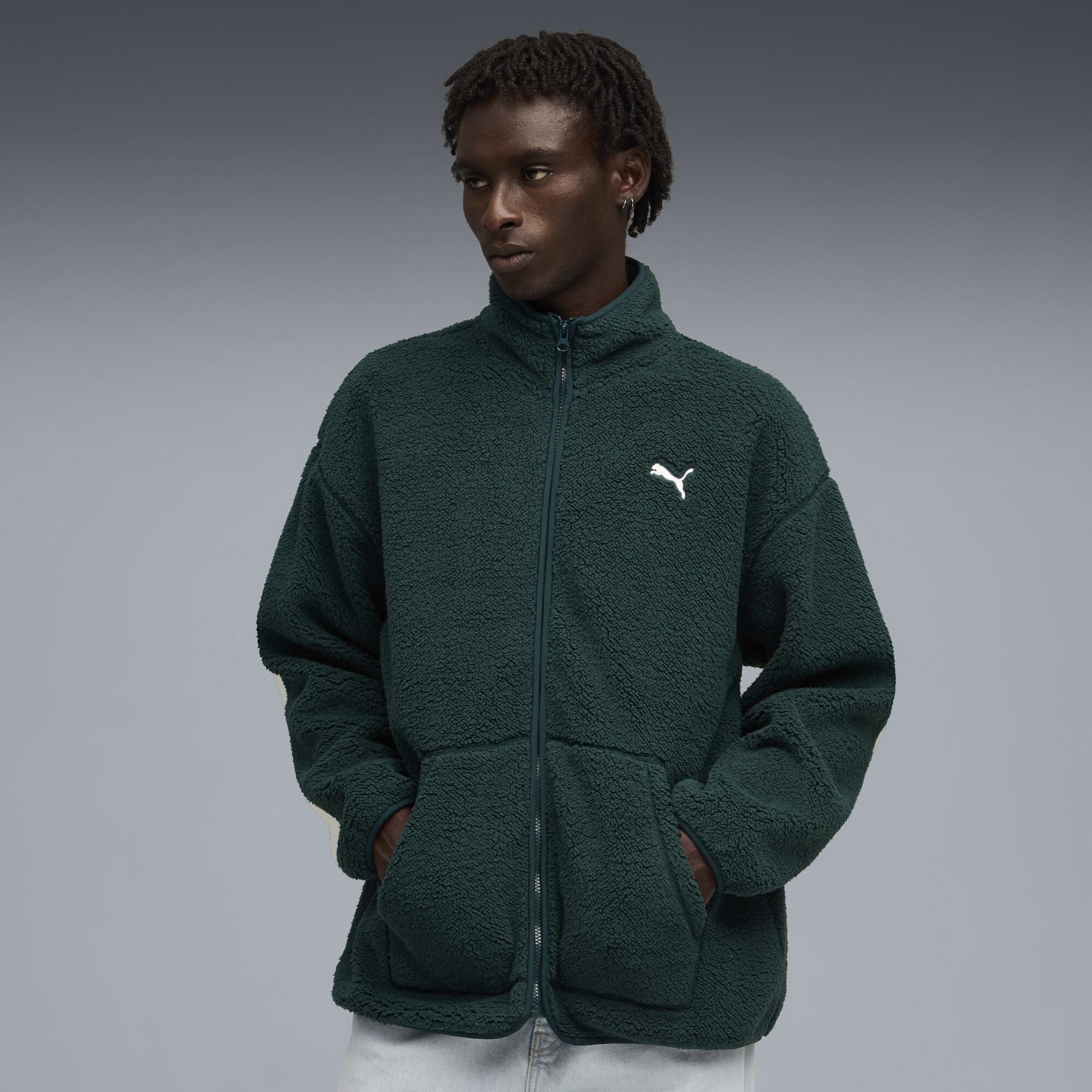 Chaqueta Holgada Essentials Elevated para Hombre | Negro | Puma