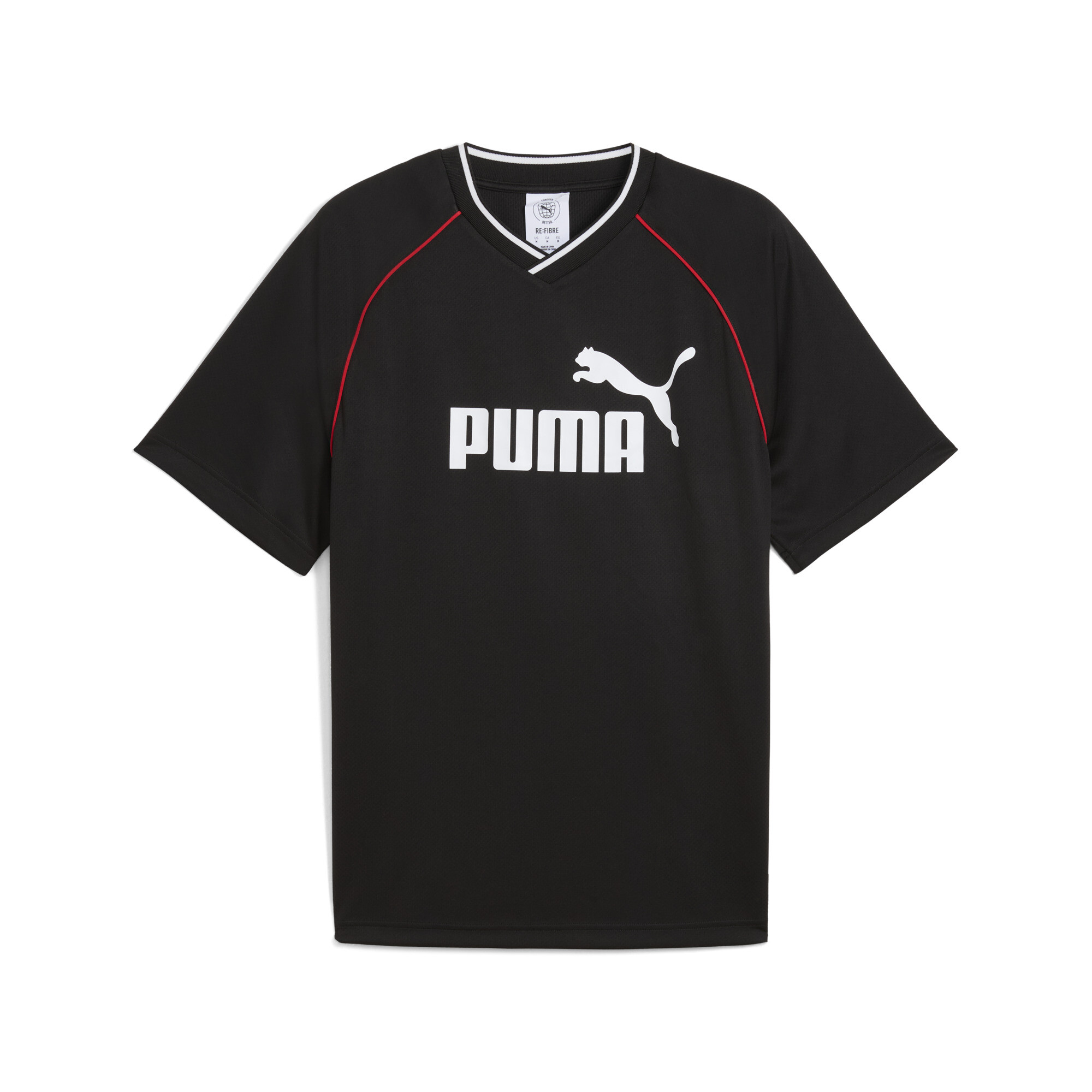 PUMA Essentials Voetbalshirt voor Heren, Zwart, Maat M thumbnail 3