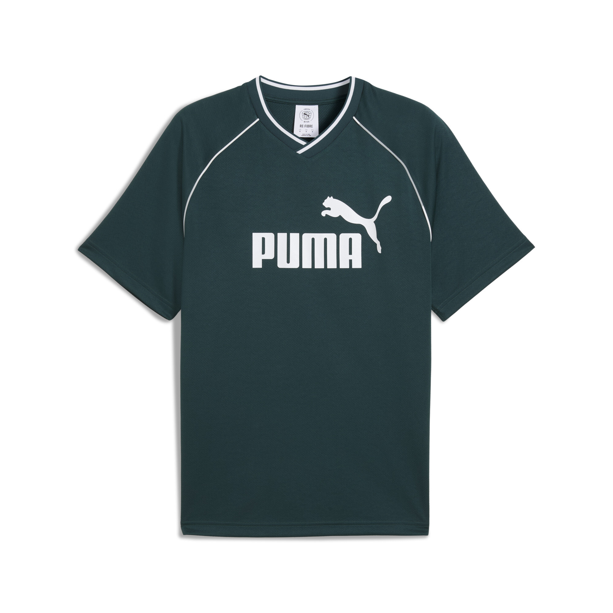 PUMA Essentials Voetbalshirt voor Heren, Groen, Maat M thumbnail 3