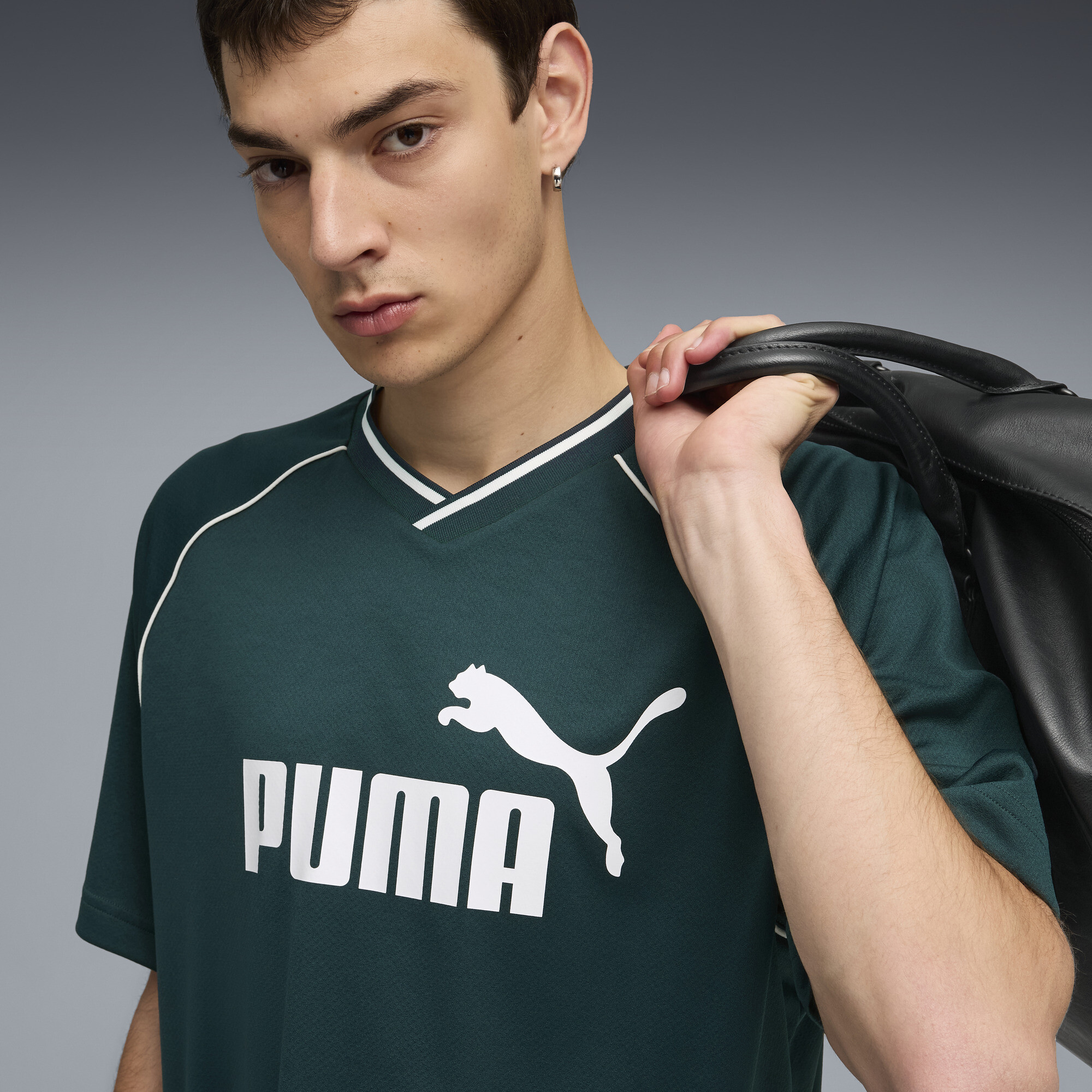 PUMA Essentials Voetbalshirt voor Heren, Groen, Maat M thumbnail 7