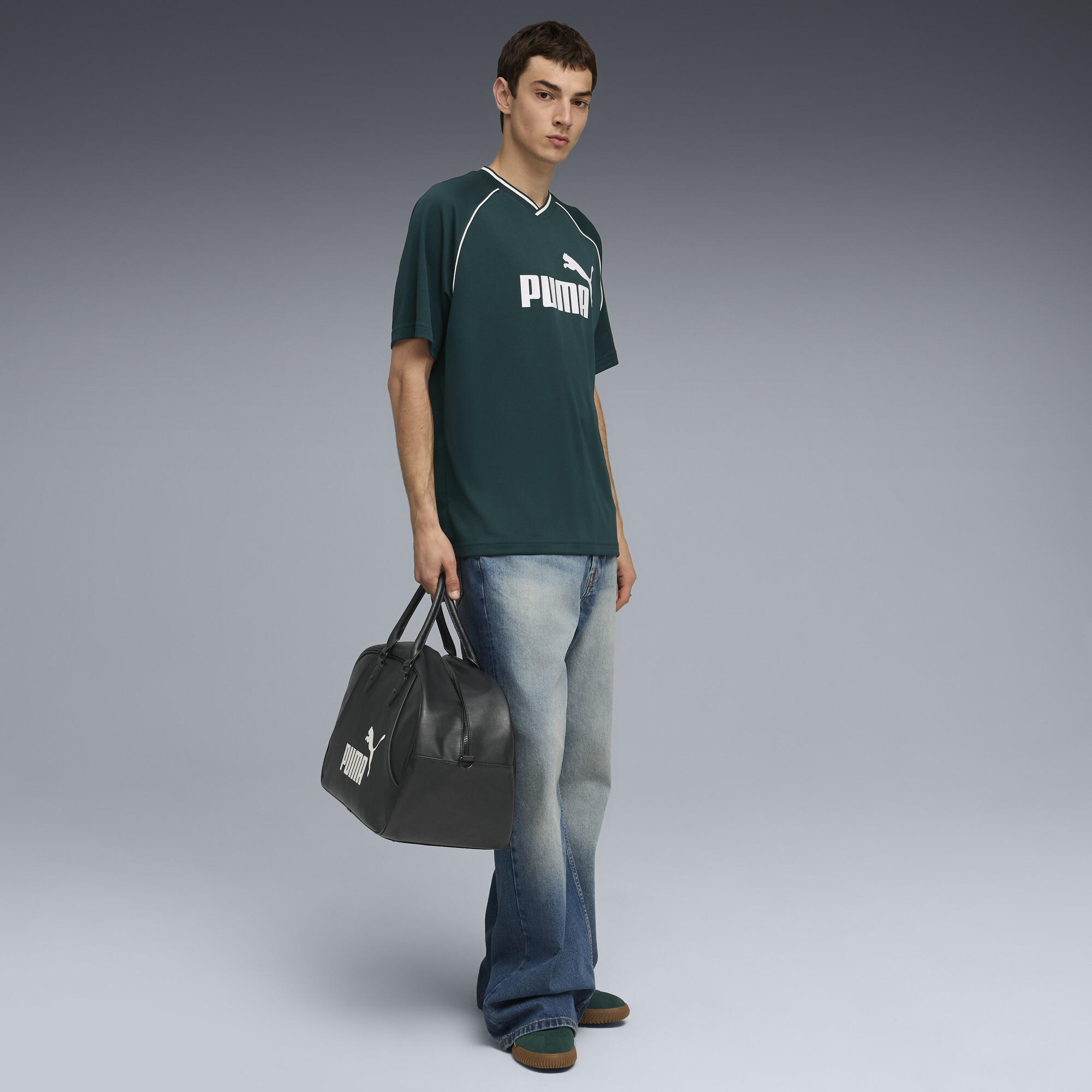 PUMA Essentials Voetbalshirt voor Heren, Groen, Maat M thumbnail 6