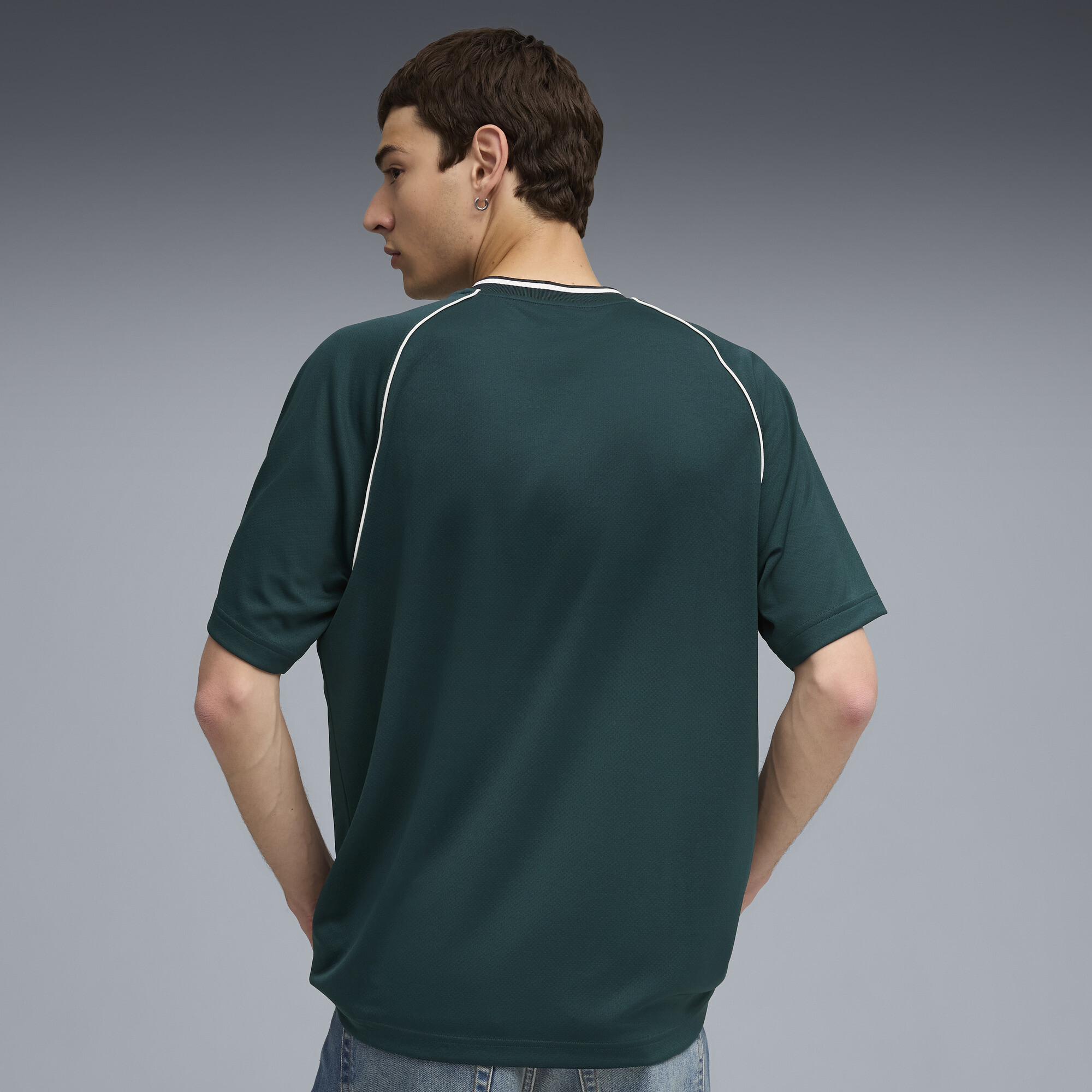 PUMA Essentials Voetbalshirt voor Heren, Groen, Maat M thumbnail 5