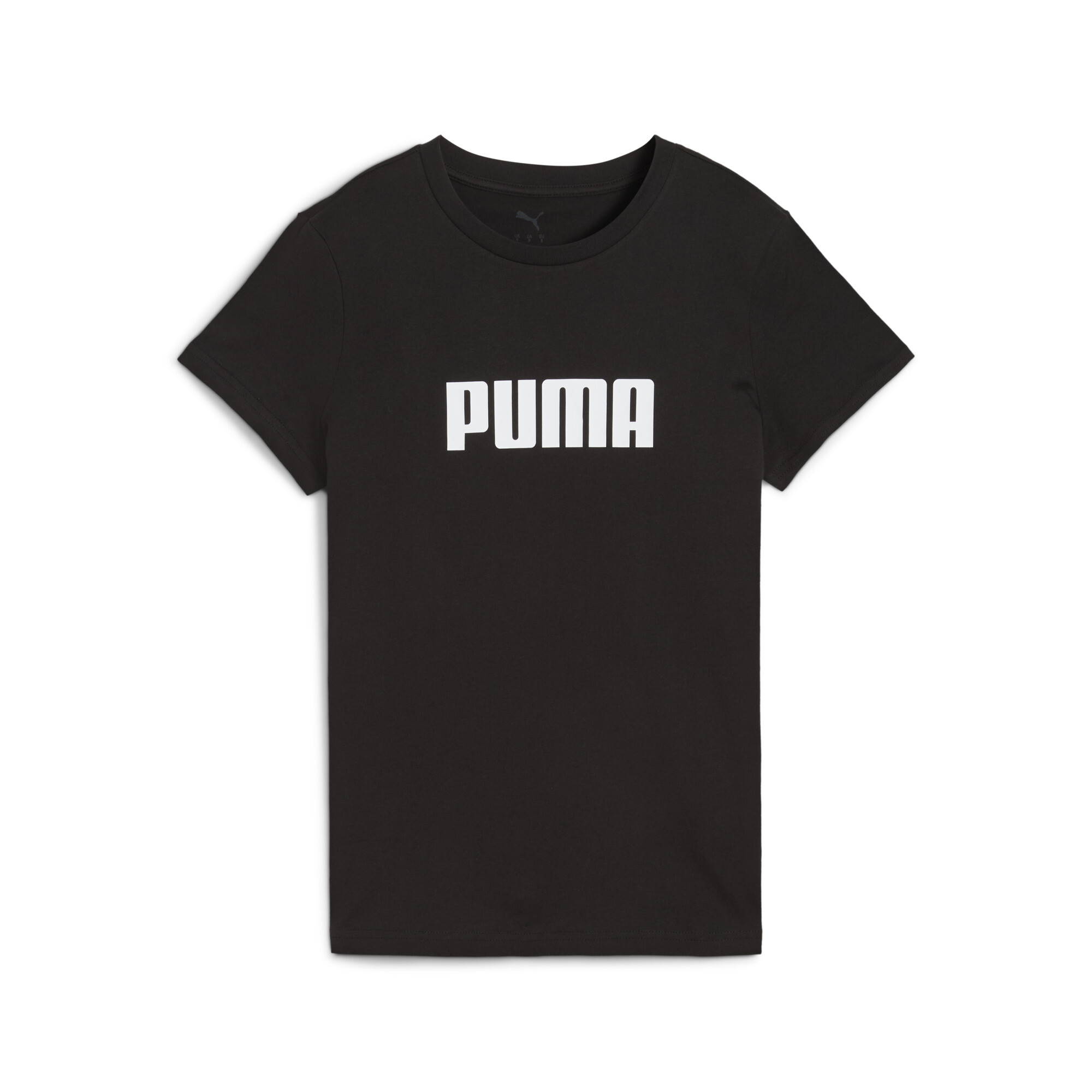 Essentials Logo T-shirt voor Dames, Zwart, Maat 3XL | PUMA